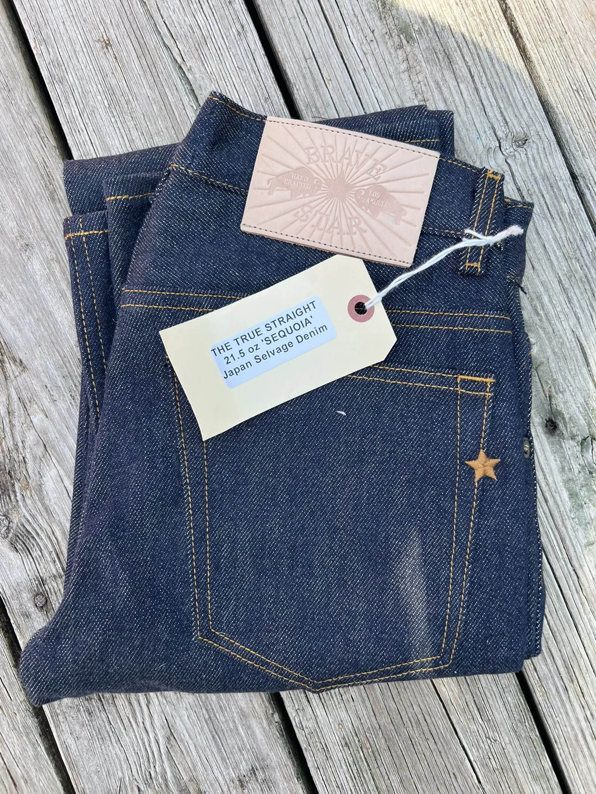 Brave Star Selvage 21.5 oz Sequoia