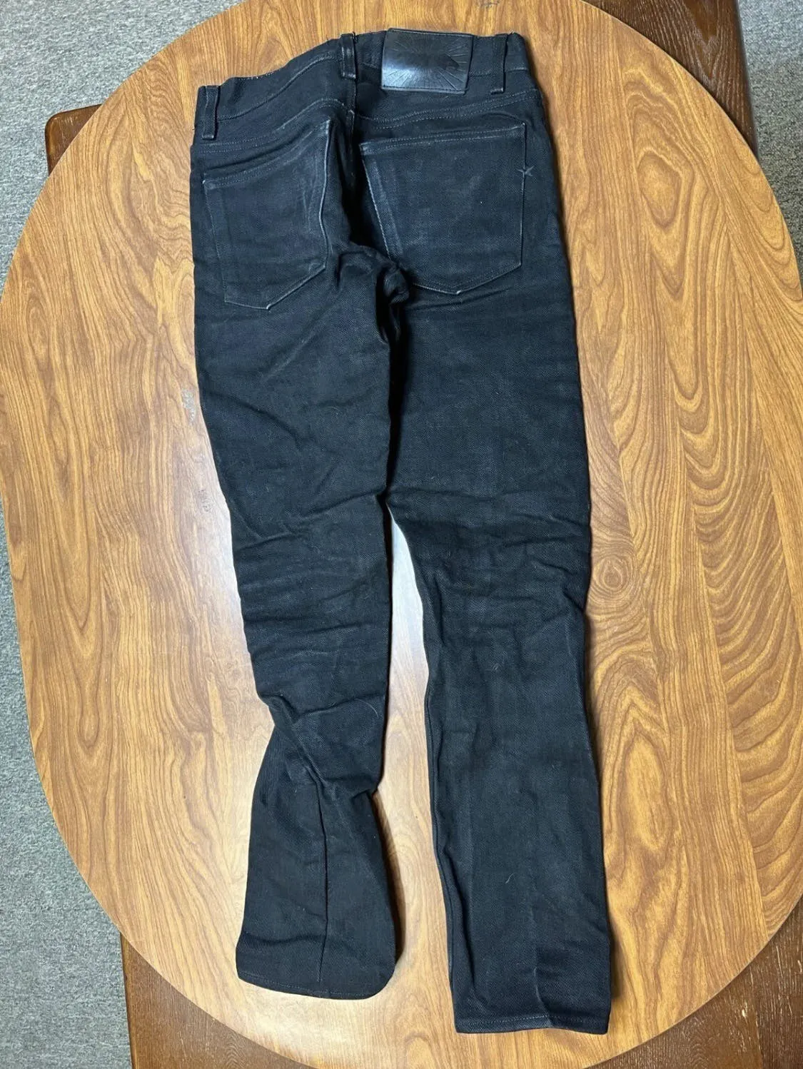 Brave Star Slim Taper Double black 21.5oz 31x32