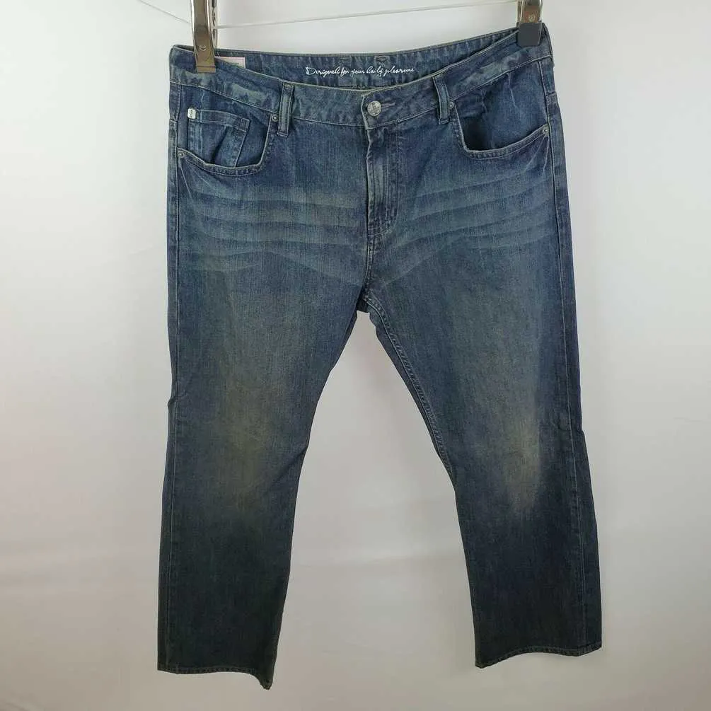 Buffalo 40 x 30 Spencer Slim Dark Mens Jeans