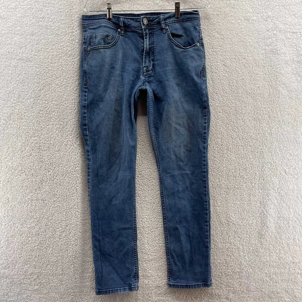 Buffalo David Bitton Jackson-X Straight Jeans Blue Denim Men's Size 32x32