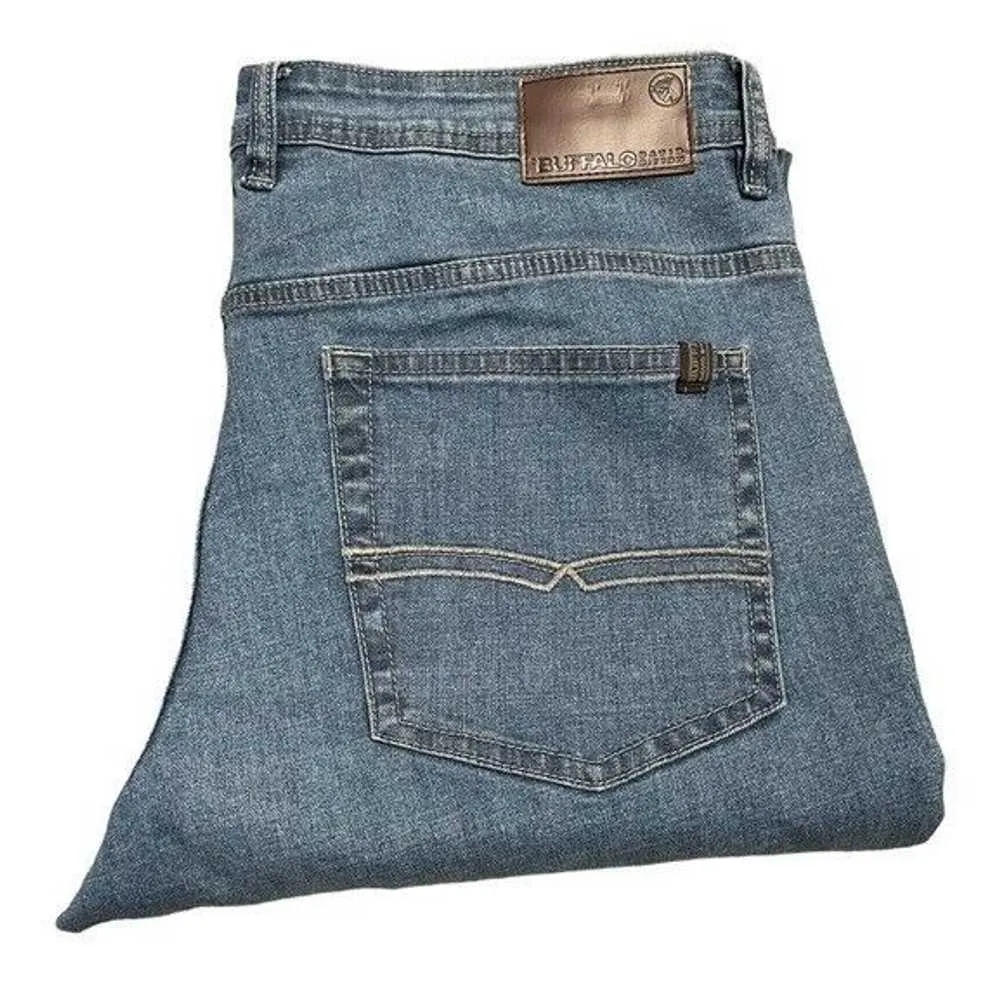 Buffalo David Bitton Jeans Mens Jackson-X Blue Straight Str