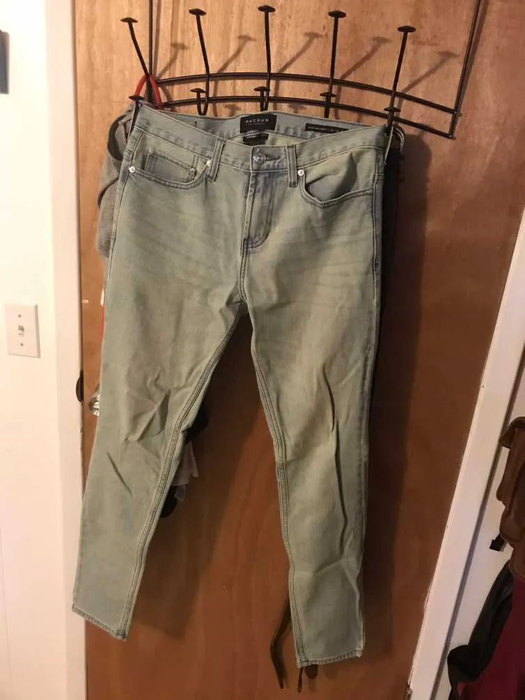 Pacsun Stacked Skinny Jeans
