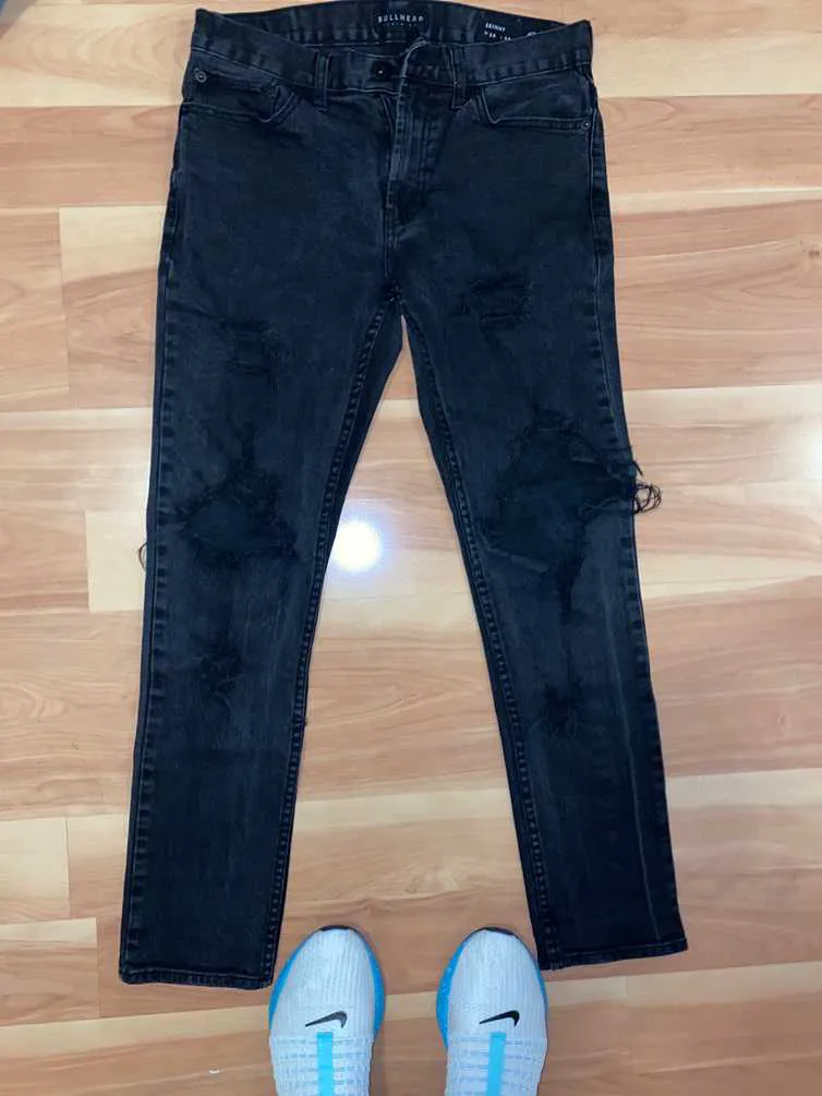 Distressed x Black Denim x Jeans x Vintage 90’s x 30x30