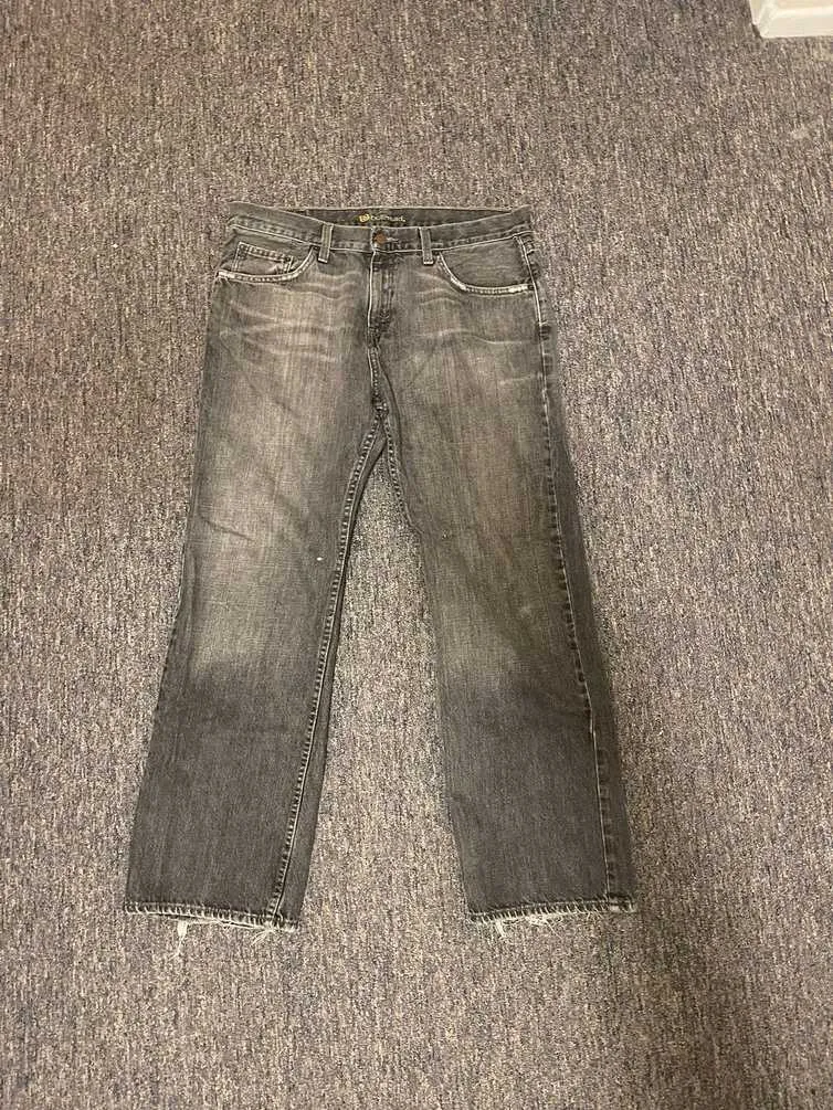 vintage bullhead grey wash denim