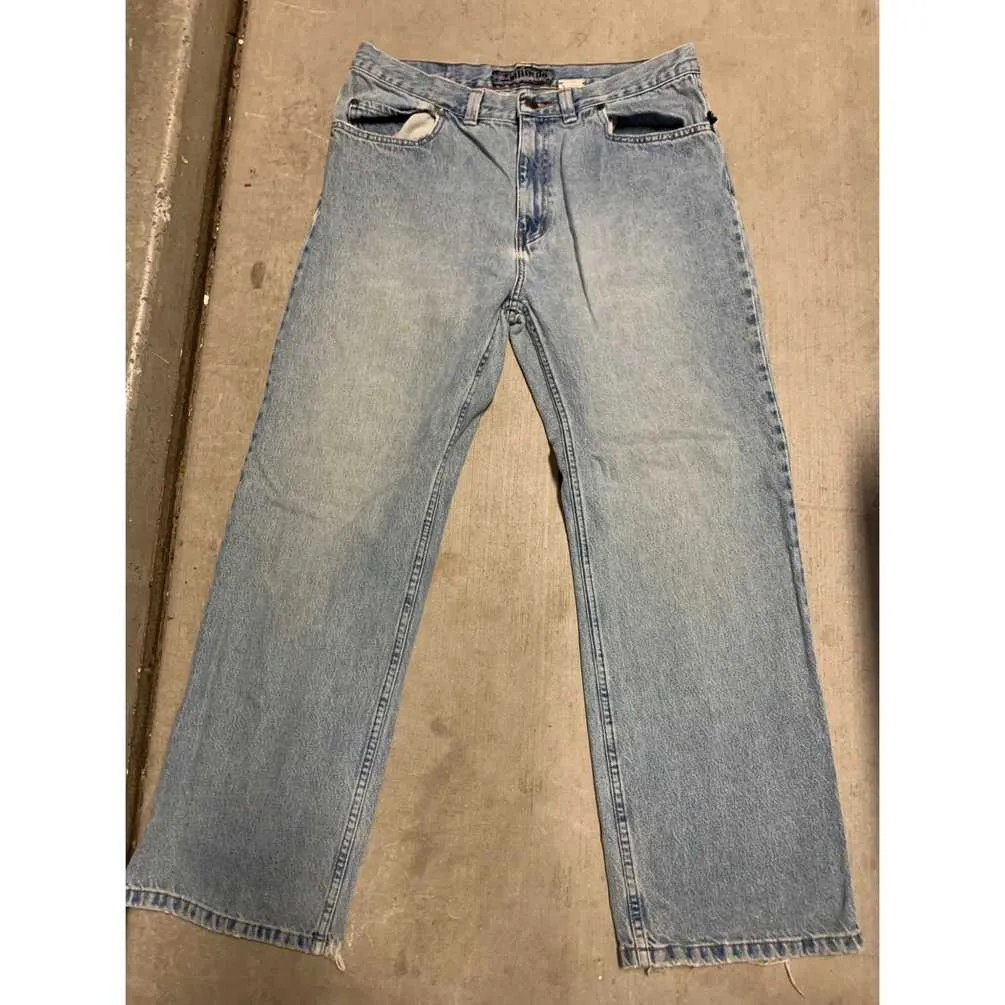 VINTAGE Bullhead Rock Washed Denim Pants Size 36x32 Carhartt