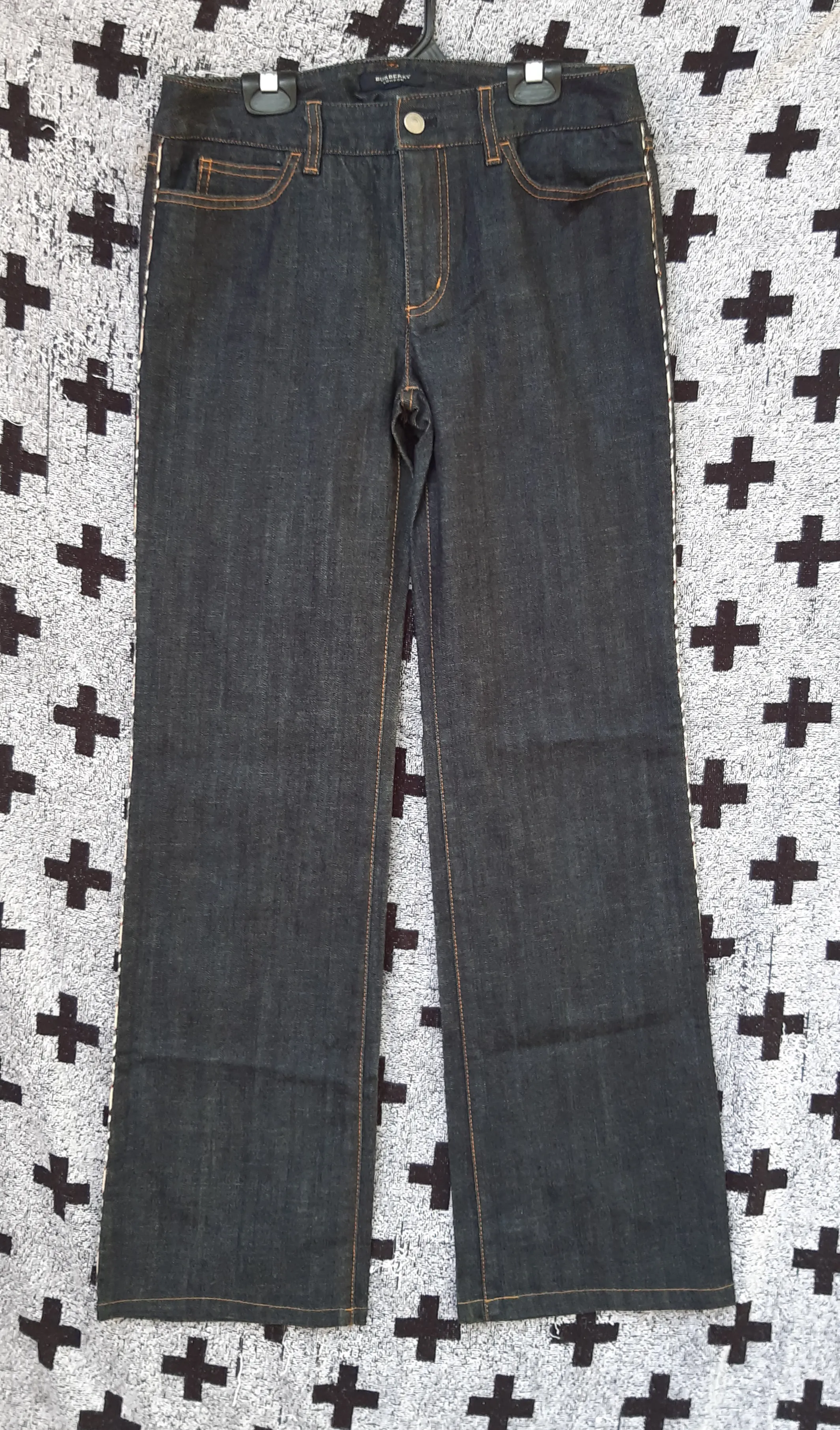 Burberry London Nova Check denim pants