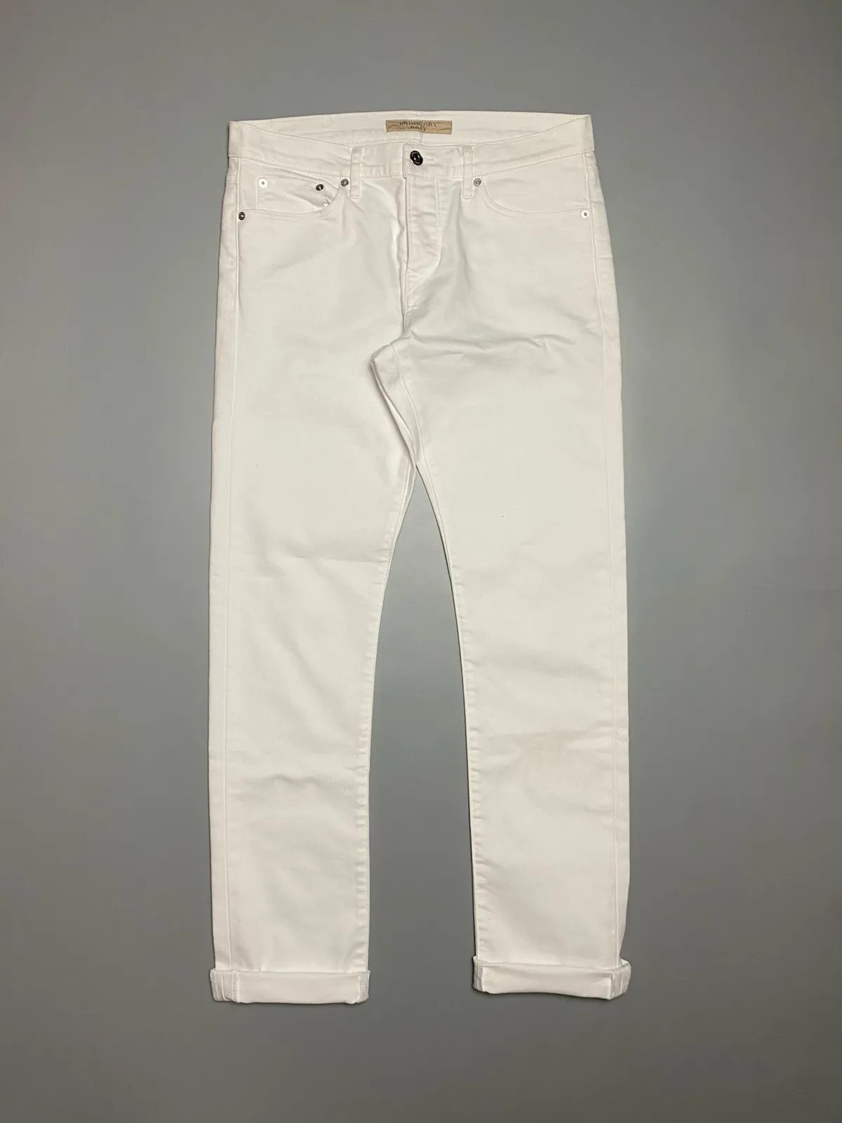 Burberry Brit vintage white straight pants