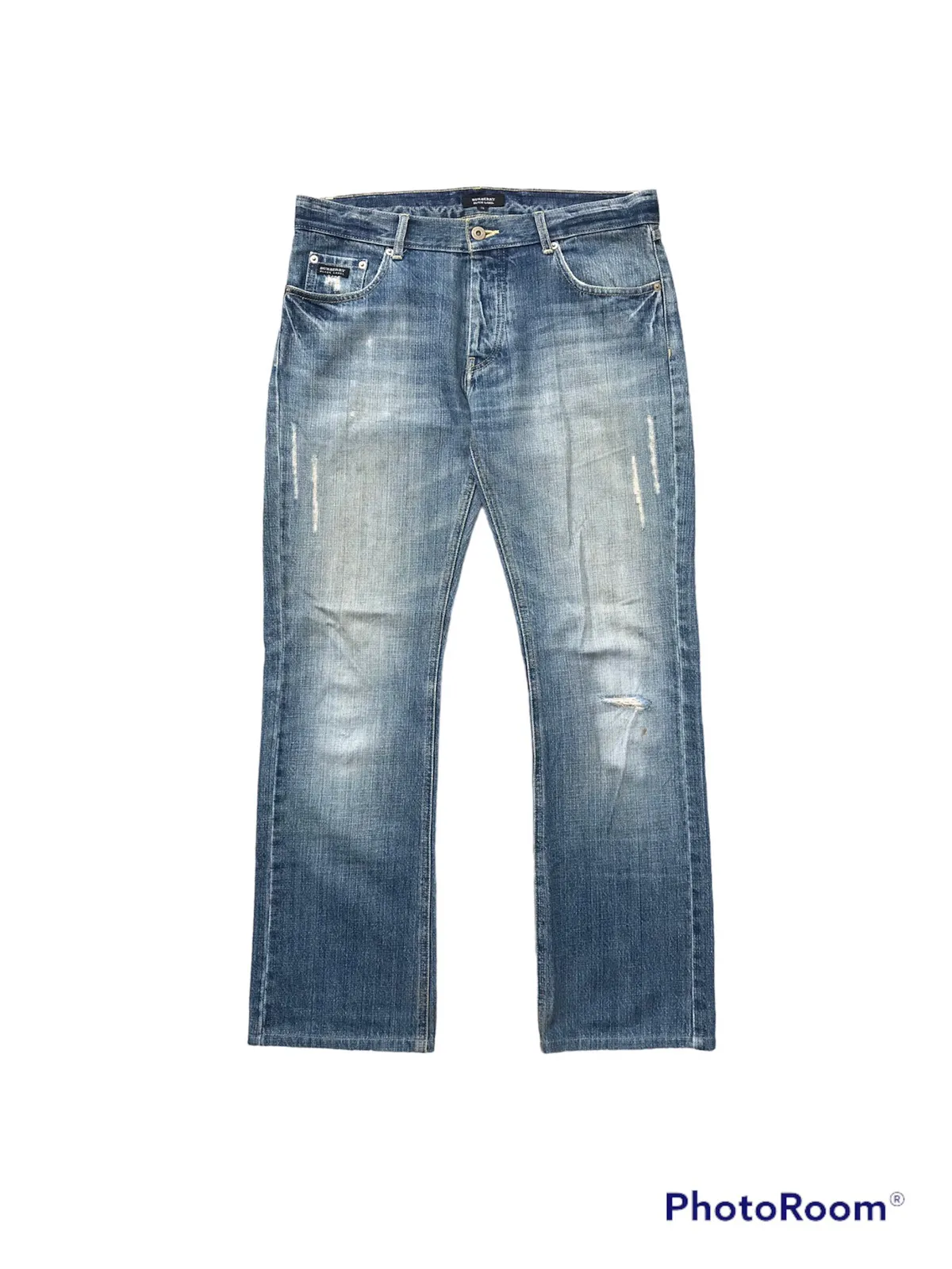 Vintage Burberry Black Label Straight Cut Jeans