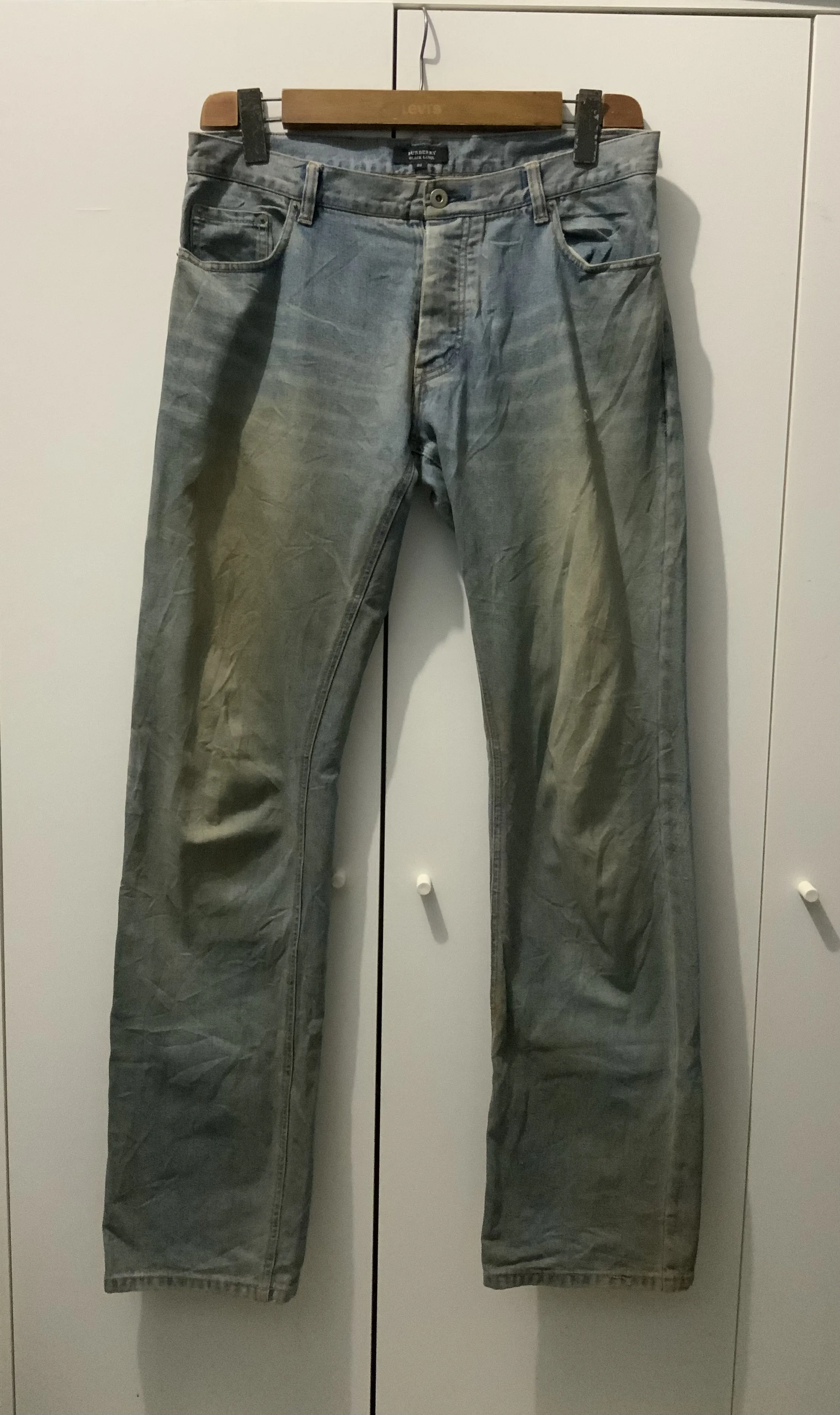 Burberry Black Label Light Wash Rusty Denim