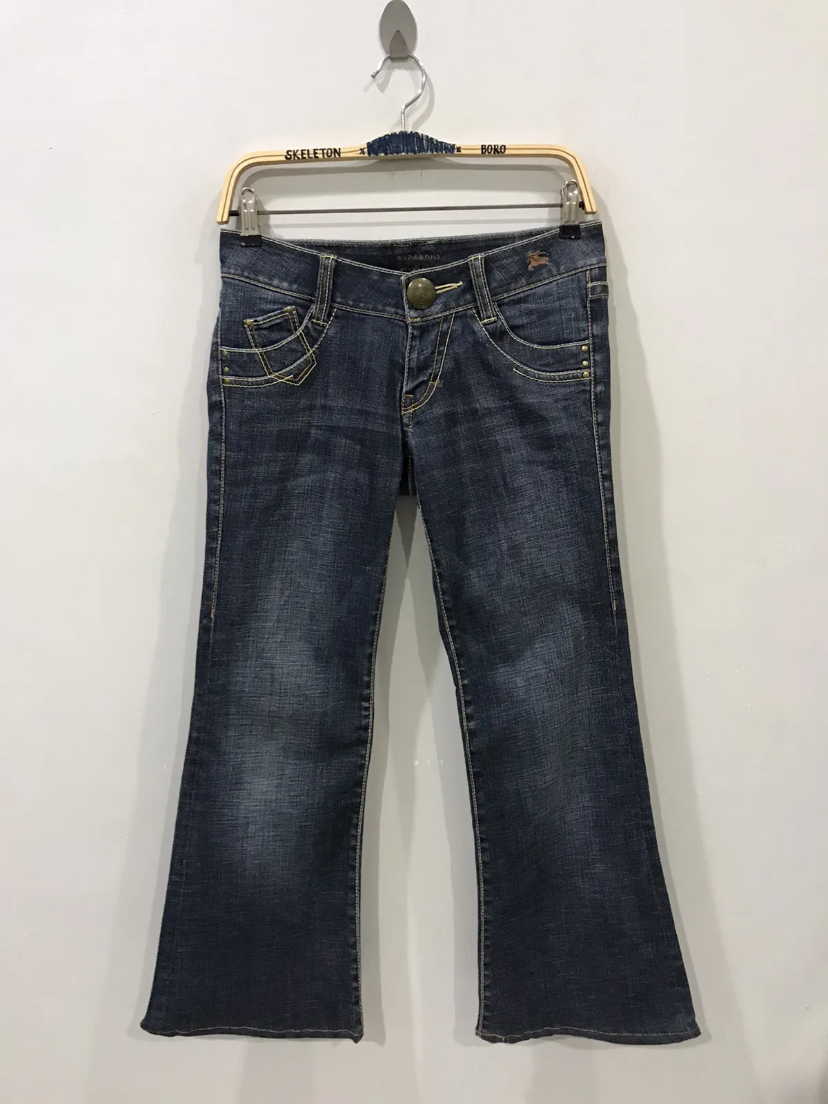 WOMEN! BURBERRY BLUE LABEL Flare Cropped Denim