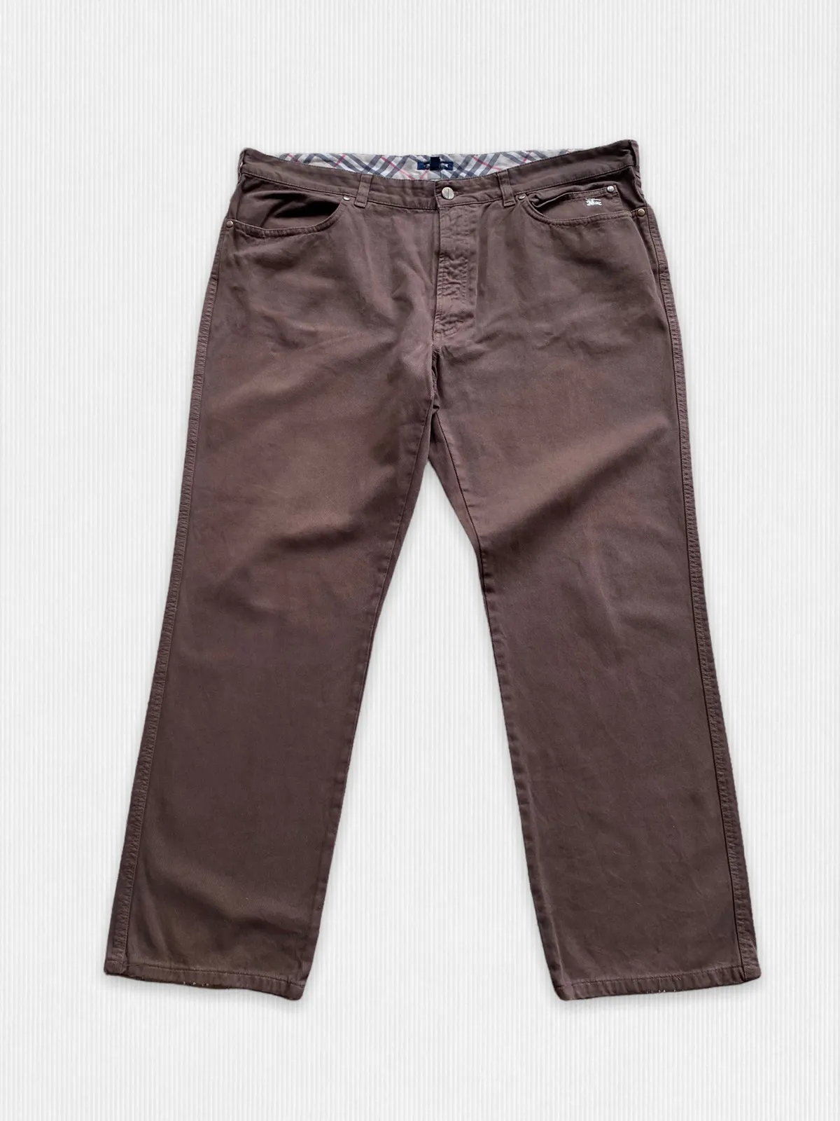 Burberry London Vintage Denim Nova Check jeans