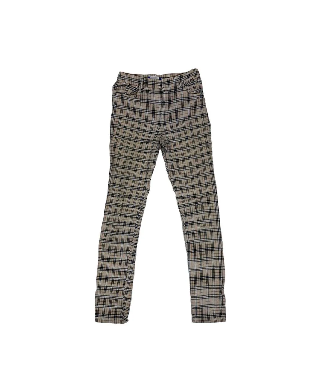 Iconic Burberry Blue Label Nova Check Skinny Pants