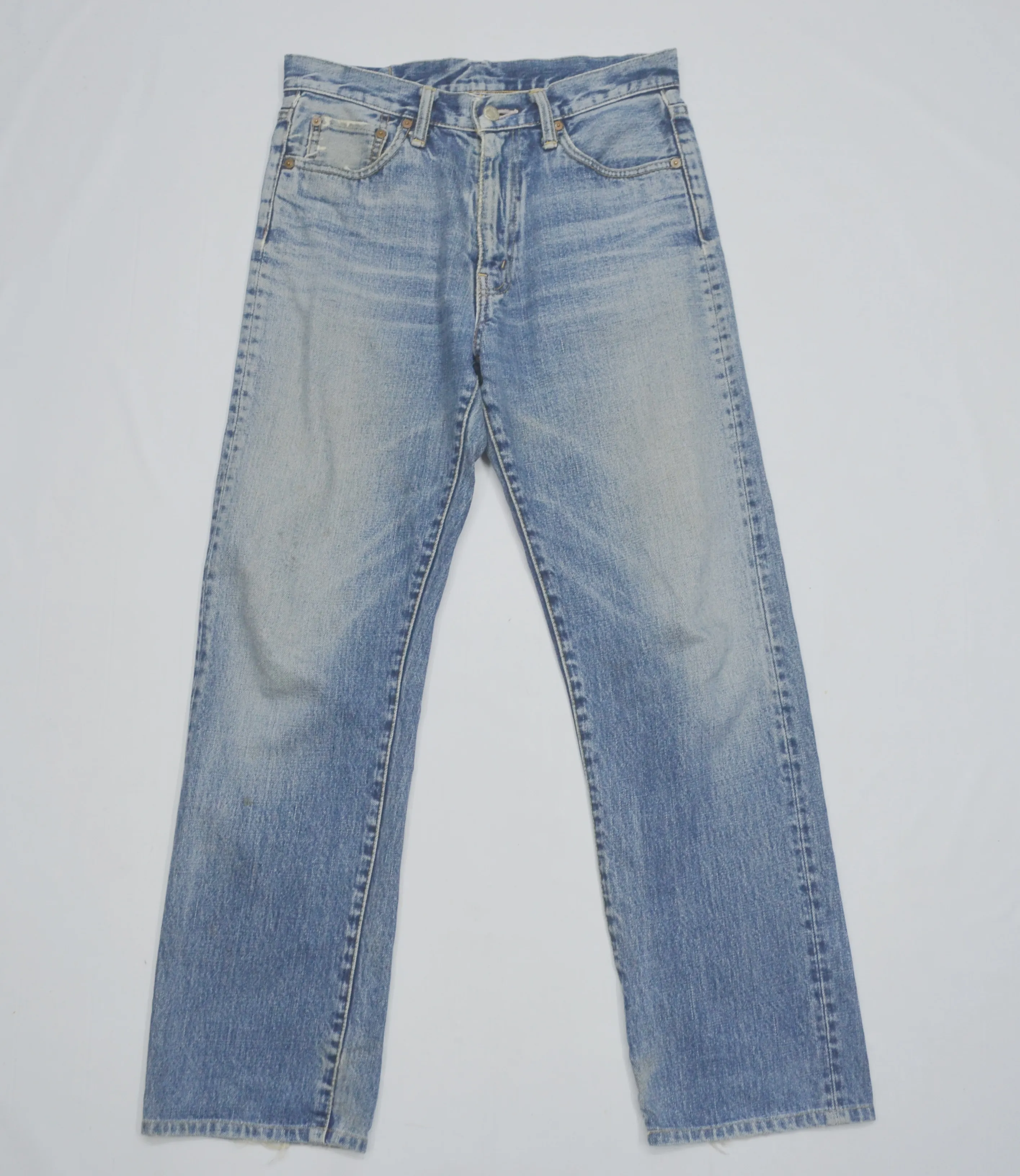 Burgus Plus Hinoya Co Distressed Jeans Non Selvedge