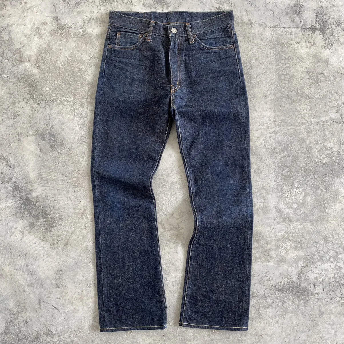 Size 30x30 Burgus Plus Flare Leg Bootcut Raw Denim