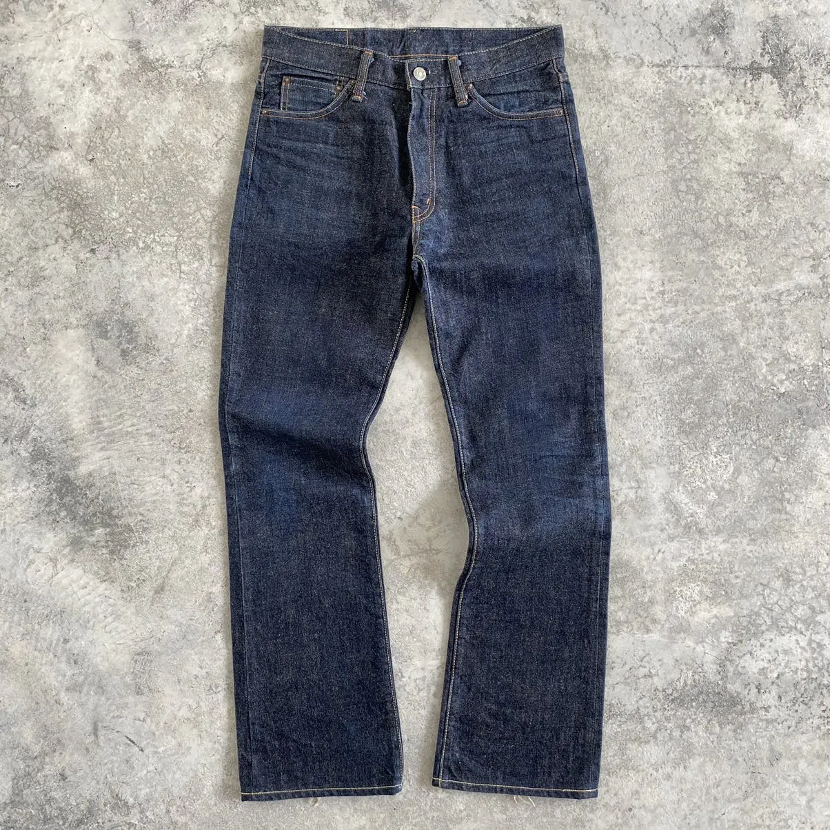 Size 30x30 Burgus Plus Flare Leg Bootcut Raw Denim