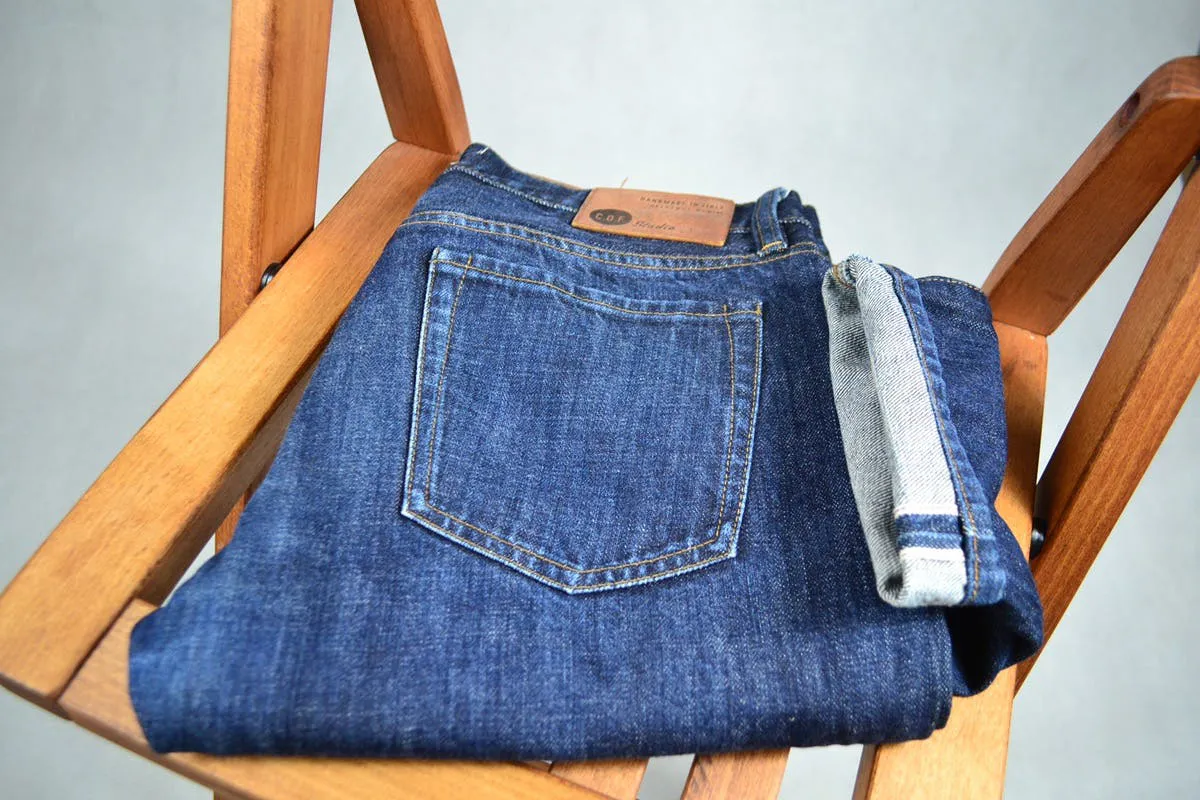 C.O.F. Studio denim selvedge jeans M3 Regular Rinsed size 30