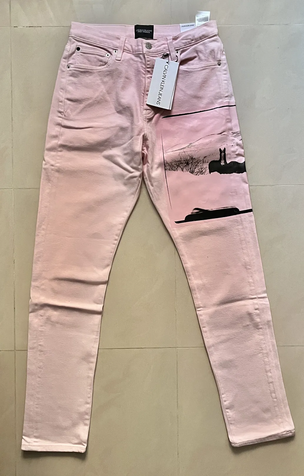 New - Calvin Klein Jeans X Andy Warhol Jeans