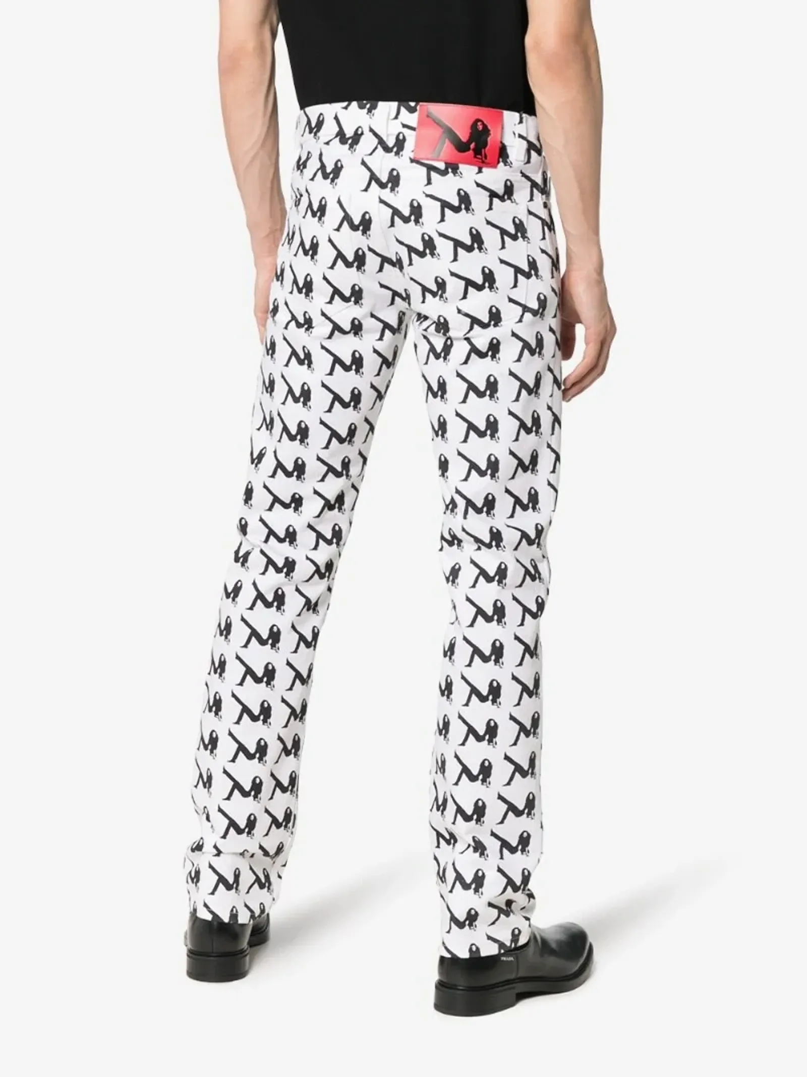 BNWOT brooke shields print jeans