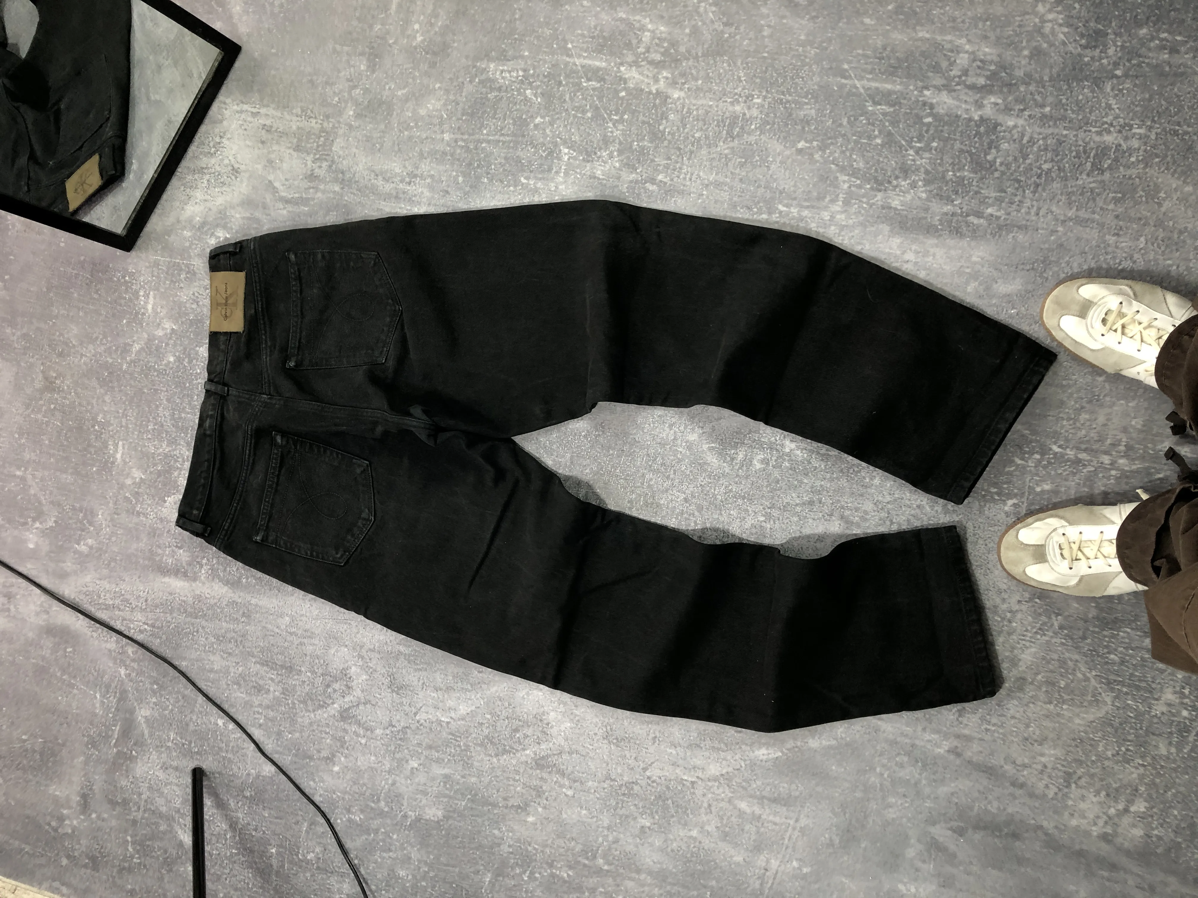 Vintage Calvin Klein Ash Black Denim Jeans
