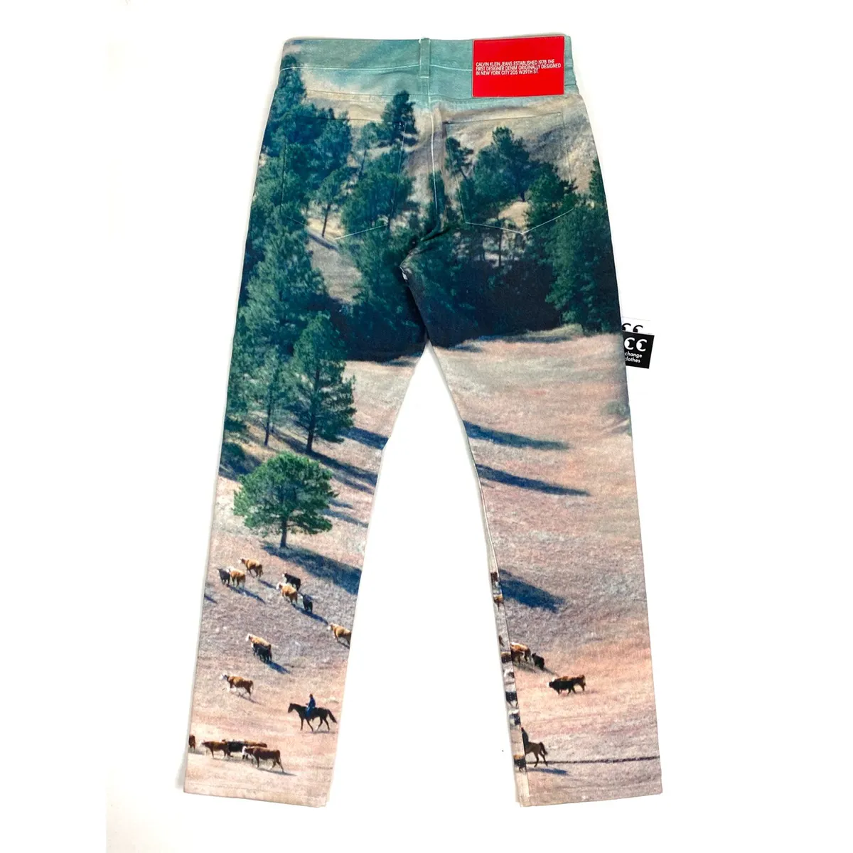 CALVIN KLEIN RAF SIMONS Landscape Ranch DENIM JEAN 31 32