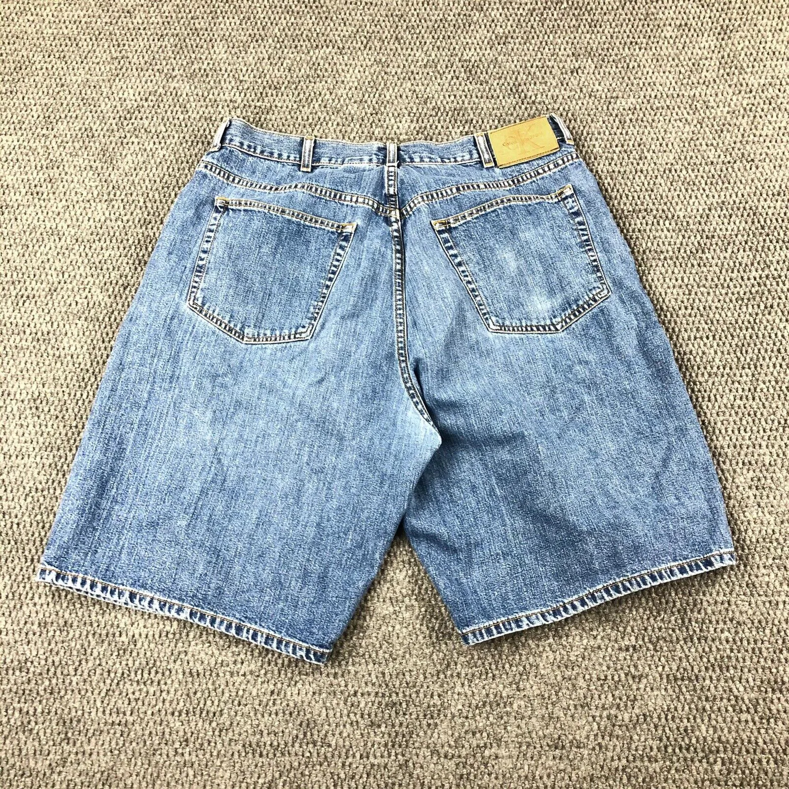 Vintage 90s Calvin Klein Denim Jean Shorts Men's Size 37