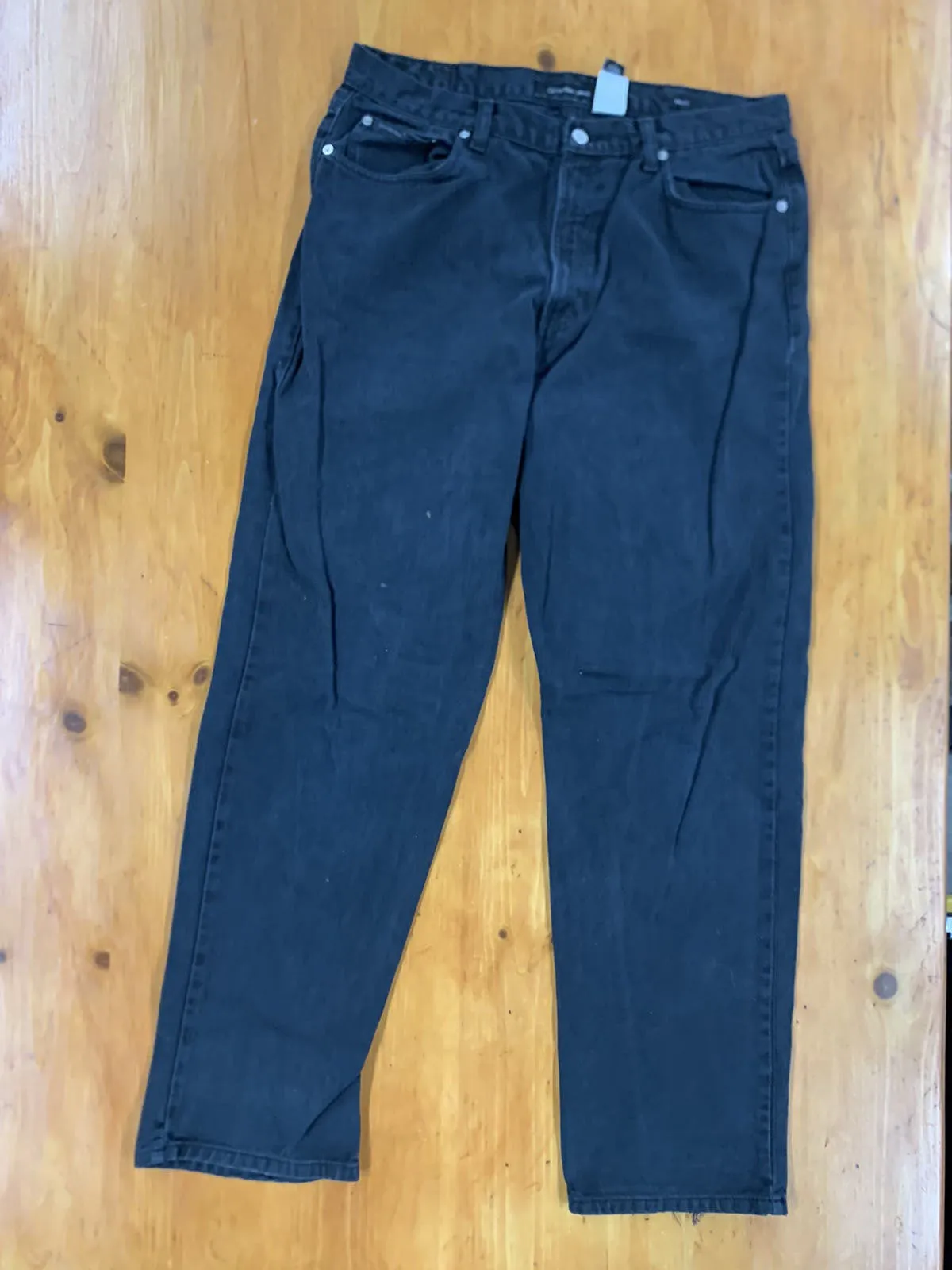 Vintage Calvin Klein Black Jeans 37x33