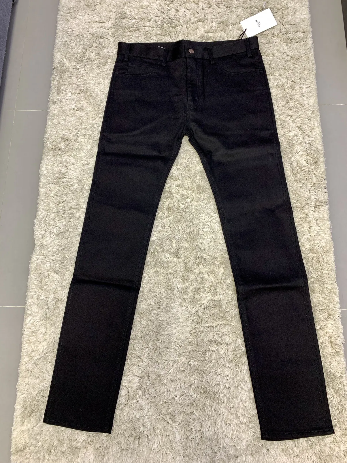 SS21 Classic Raw Black Stretch Denim sz26/28/30/32/33