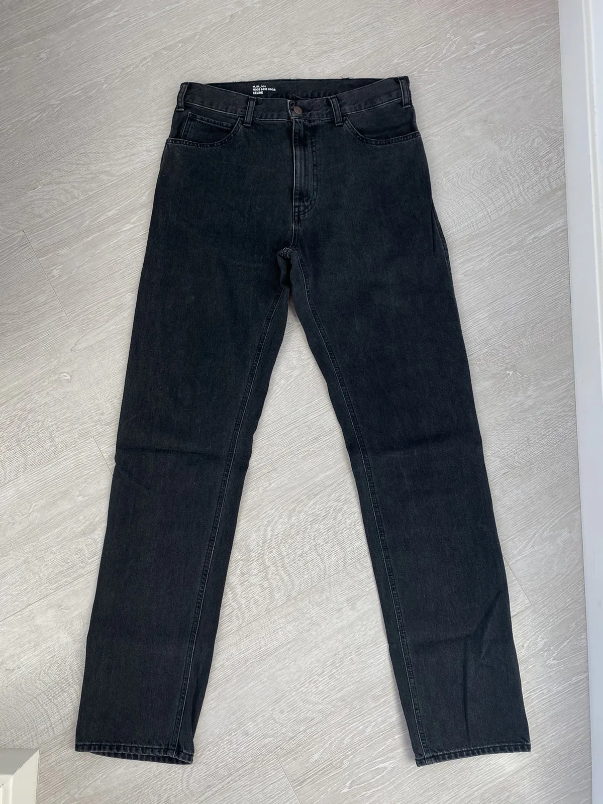 Straight Leg Black Denim