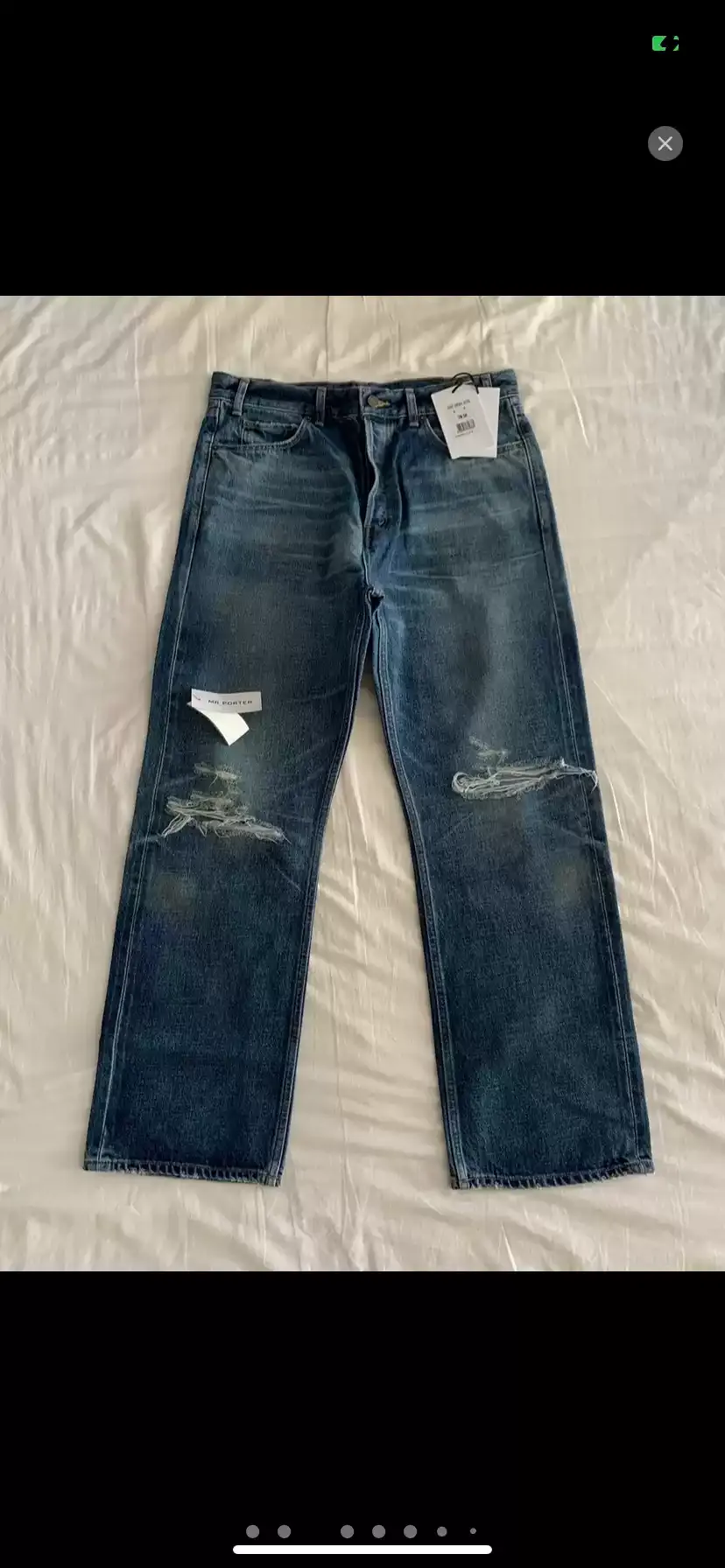 Celine by Hedi Slimane ripped jeans