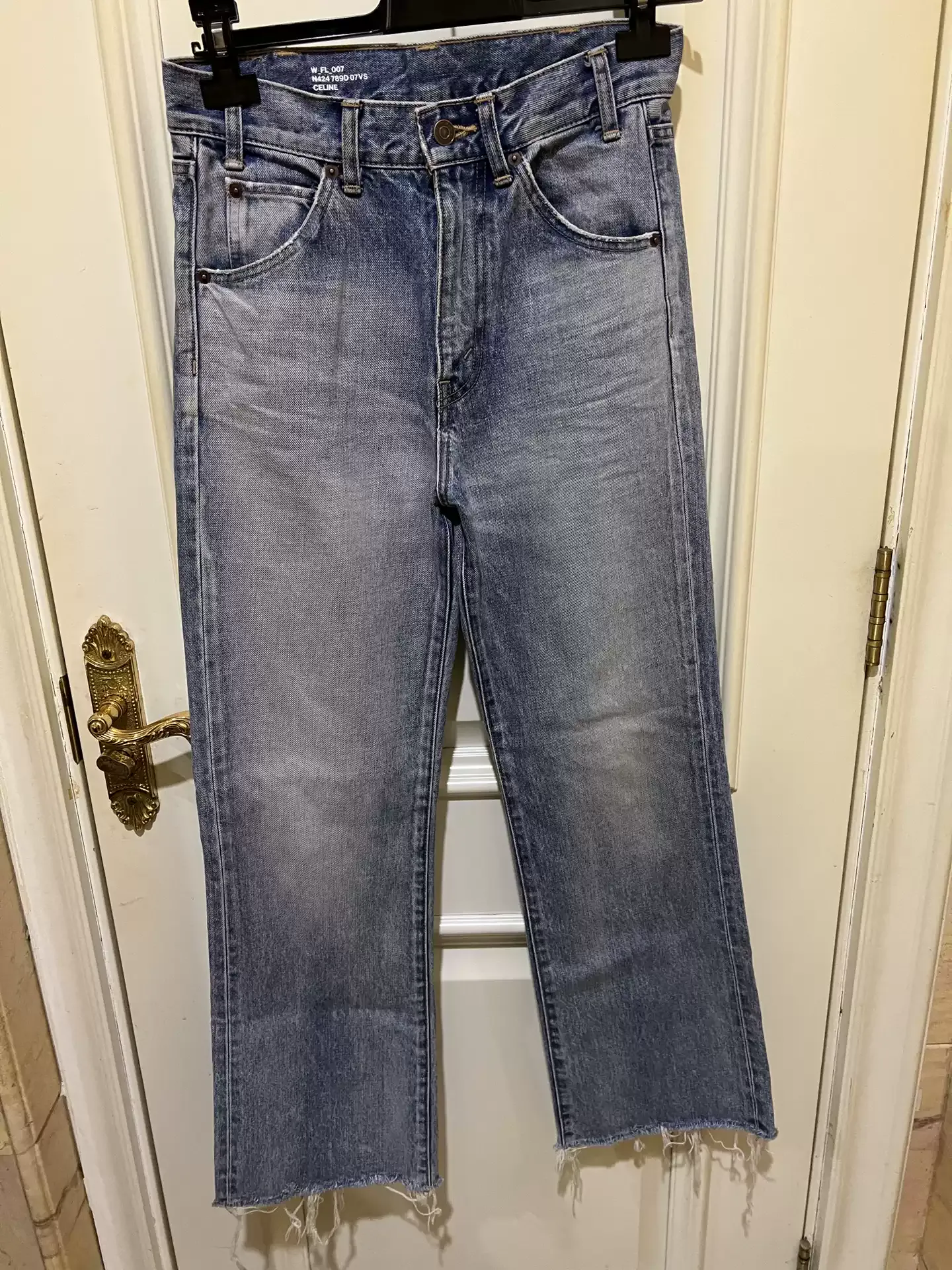 Celine fw20 flare pants washed
