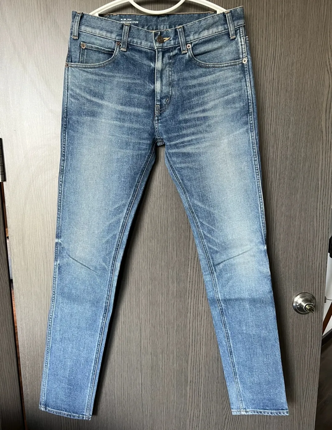 Celine SK004 washed straight-leg jeans