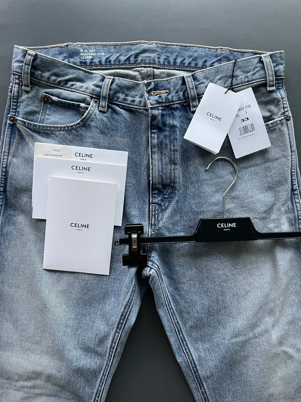 SuperRunway Brand New Hedi Slimane Super Runway SL003 Denim