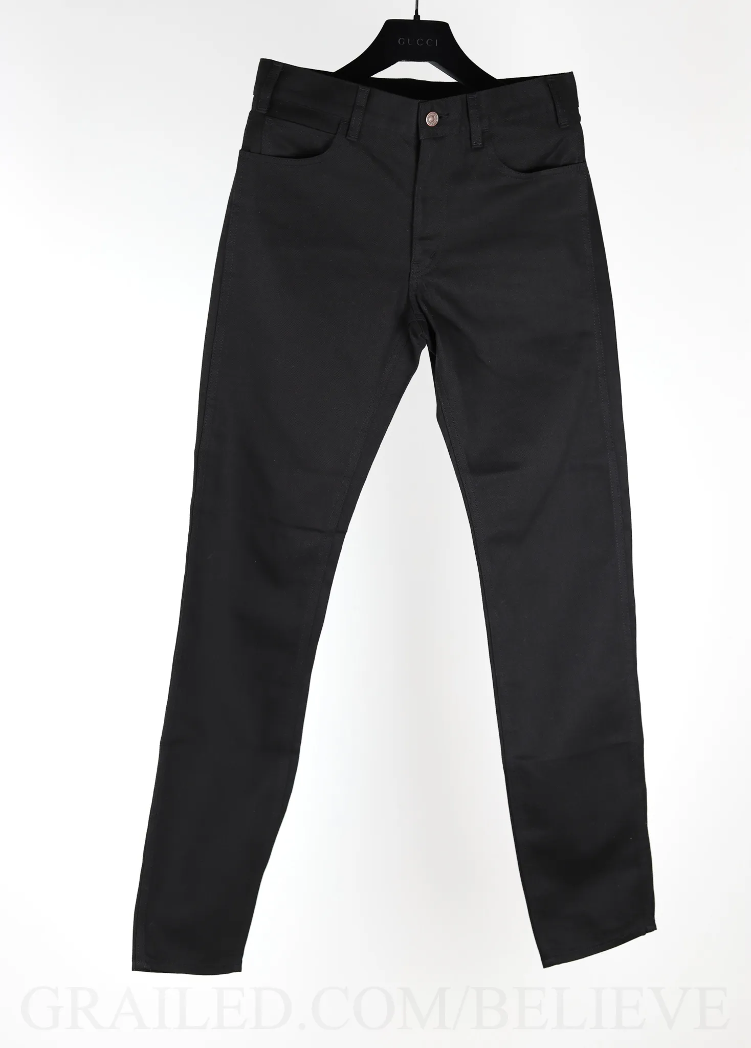 M_SL_003 BLACK DENIM NEW!