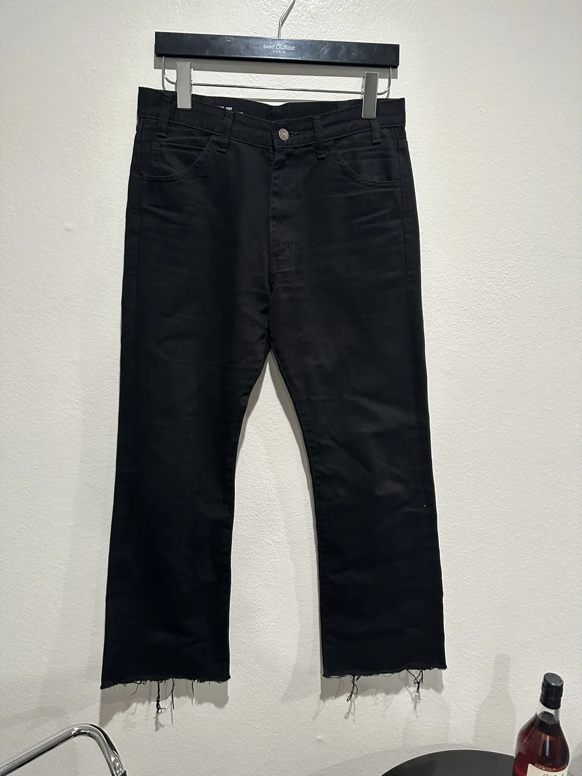 Raw Hem Dylan Flare FL_007 Denim Jeans
