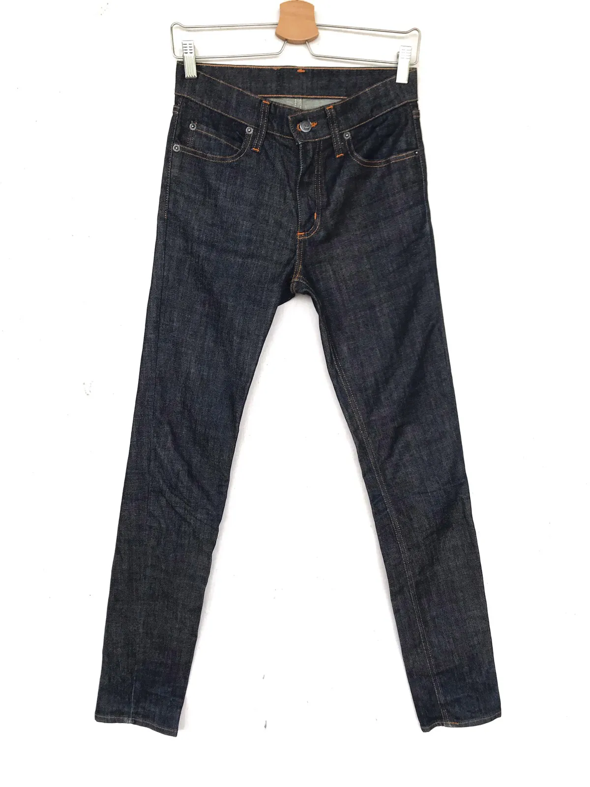 Denim Blue skinny fit jeans.