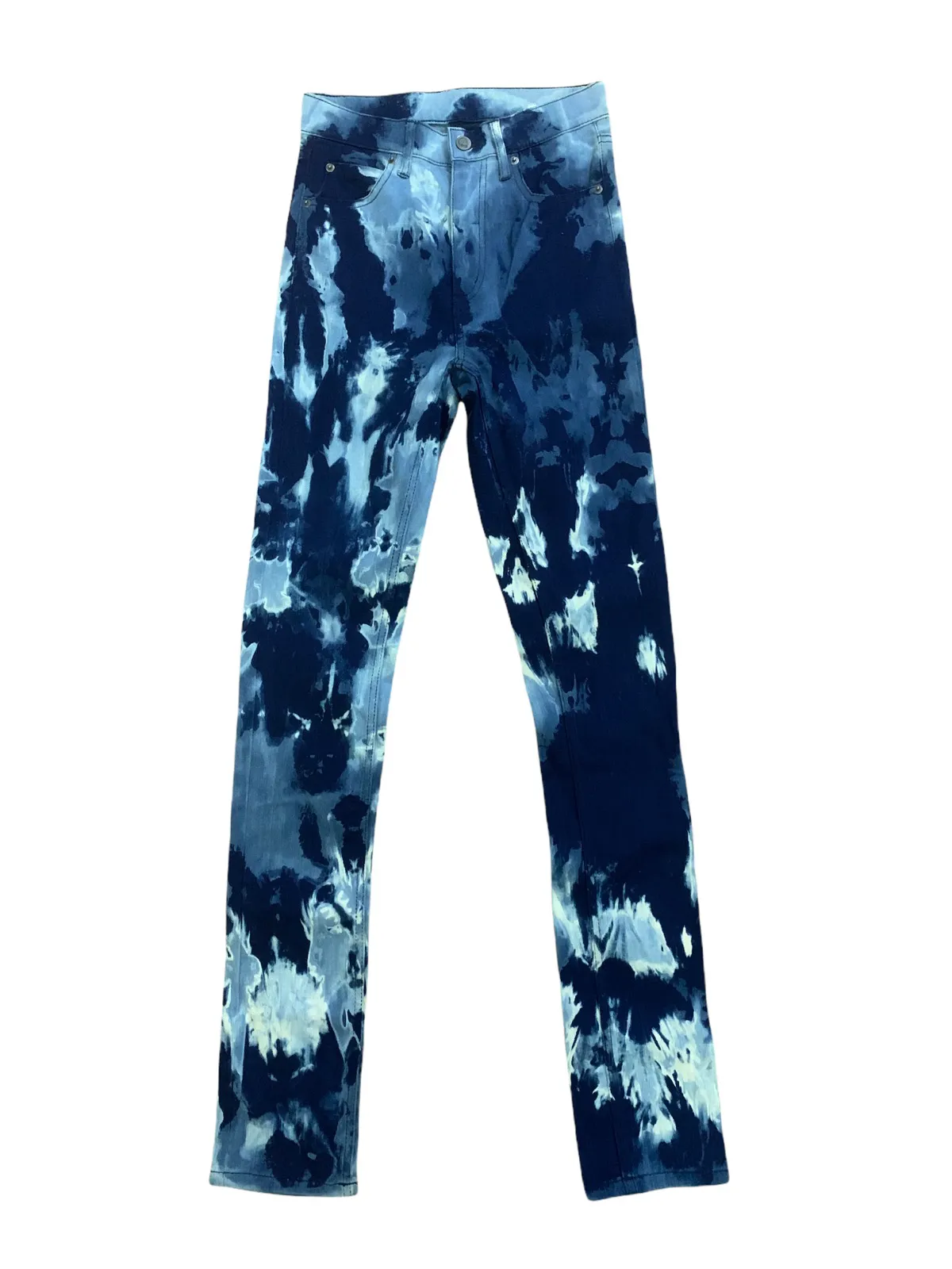🔥Bleached Cheap Monday Indigo Stretch Skinny Jeans (P1)