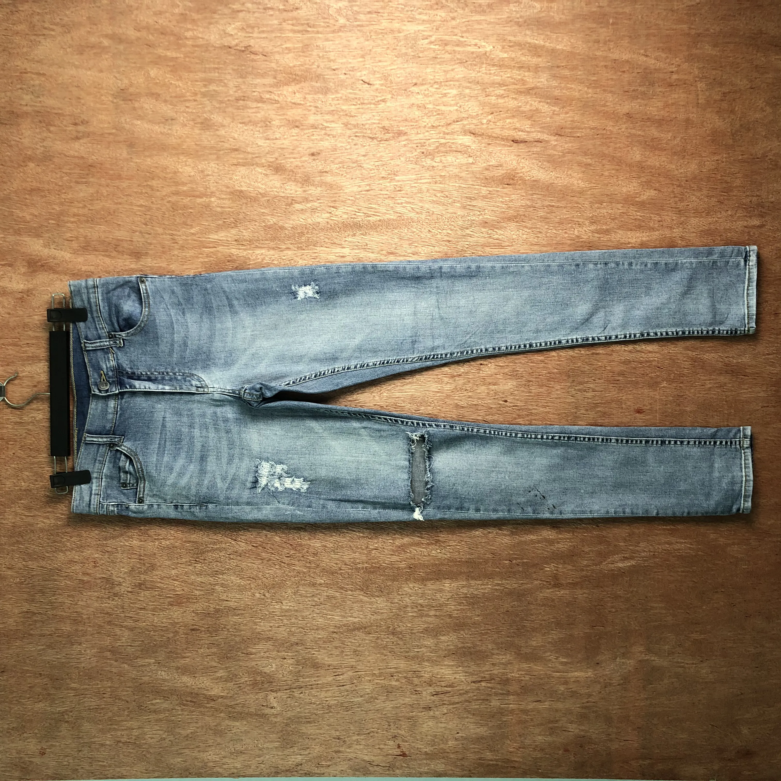 Cheap Monday Distressed Denim Pants