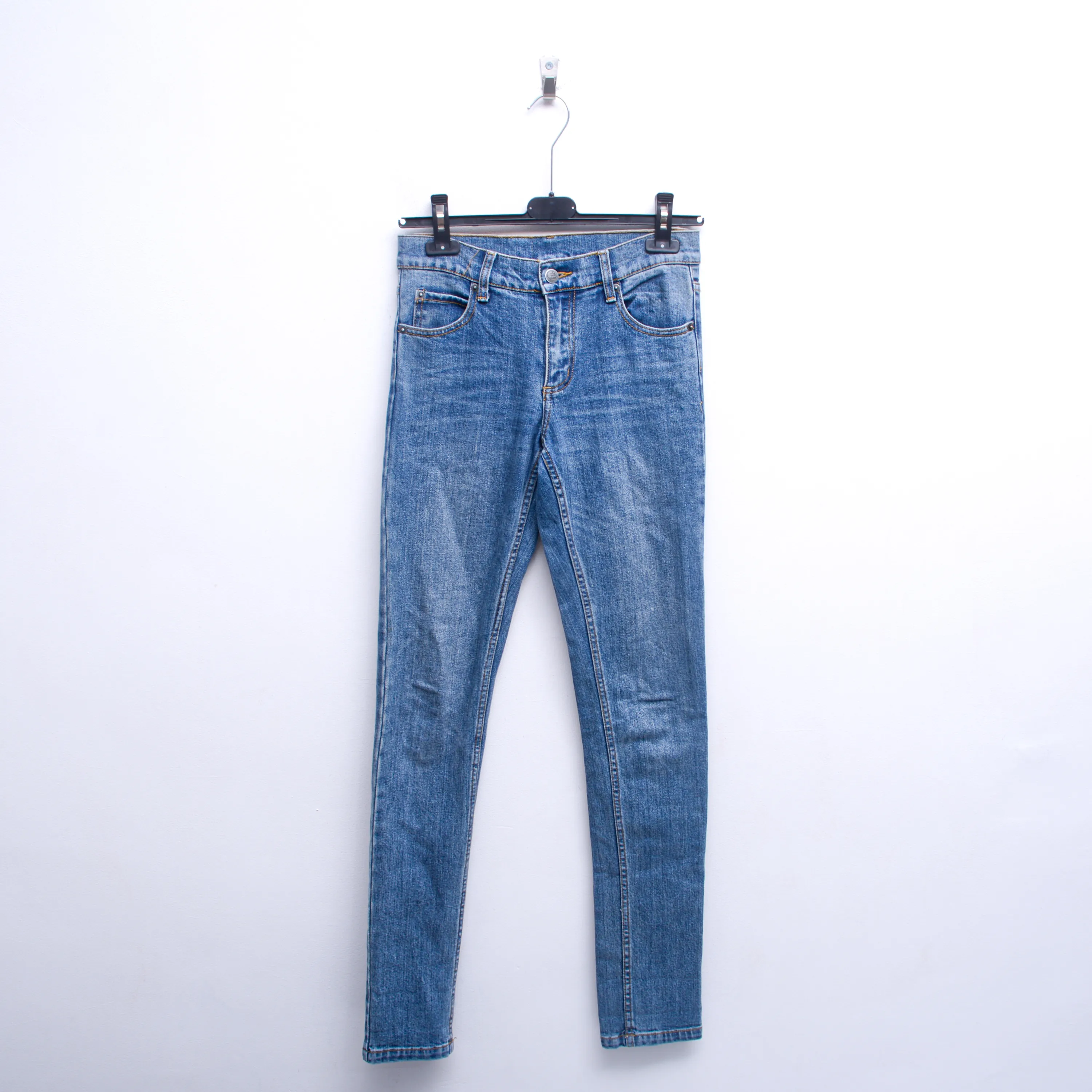 'Tight Dark Wash' Jeans Denim Pants Trousers Skinny Zip