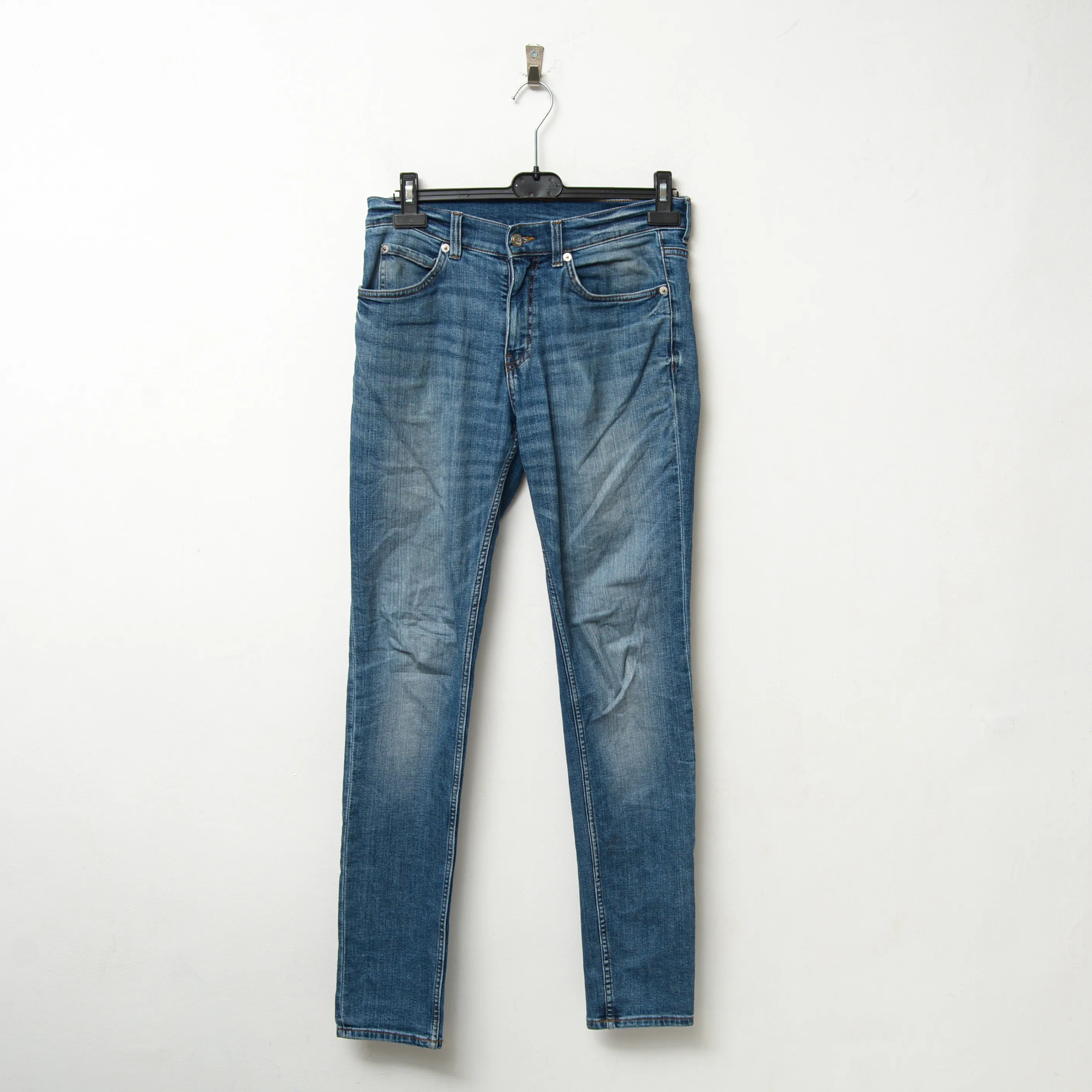 Tight Indigo Head W30 L34 Jeans Denim Pants Slim Tapered