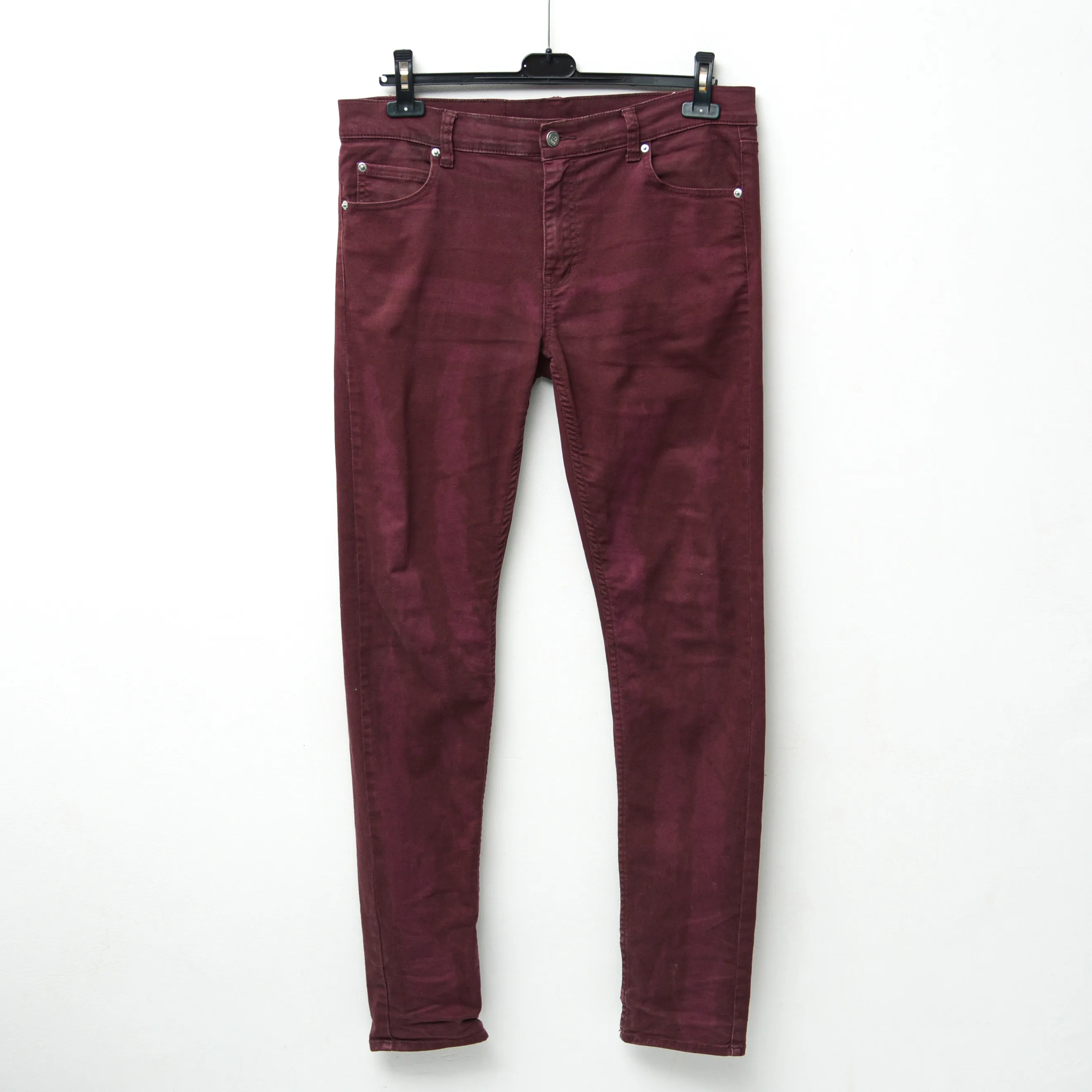 CHEAP MONDAY Tight Drift Wine W34 L33 Jeans Pants Trousers