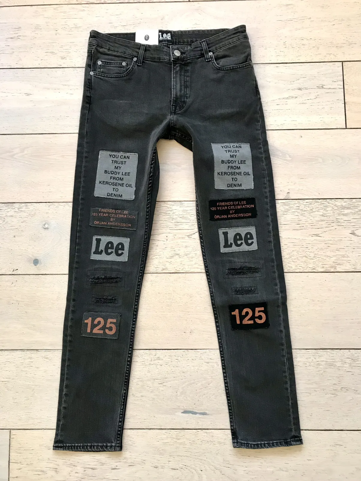 All gender skinny jeans
