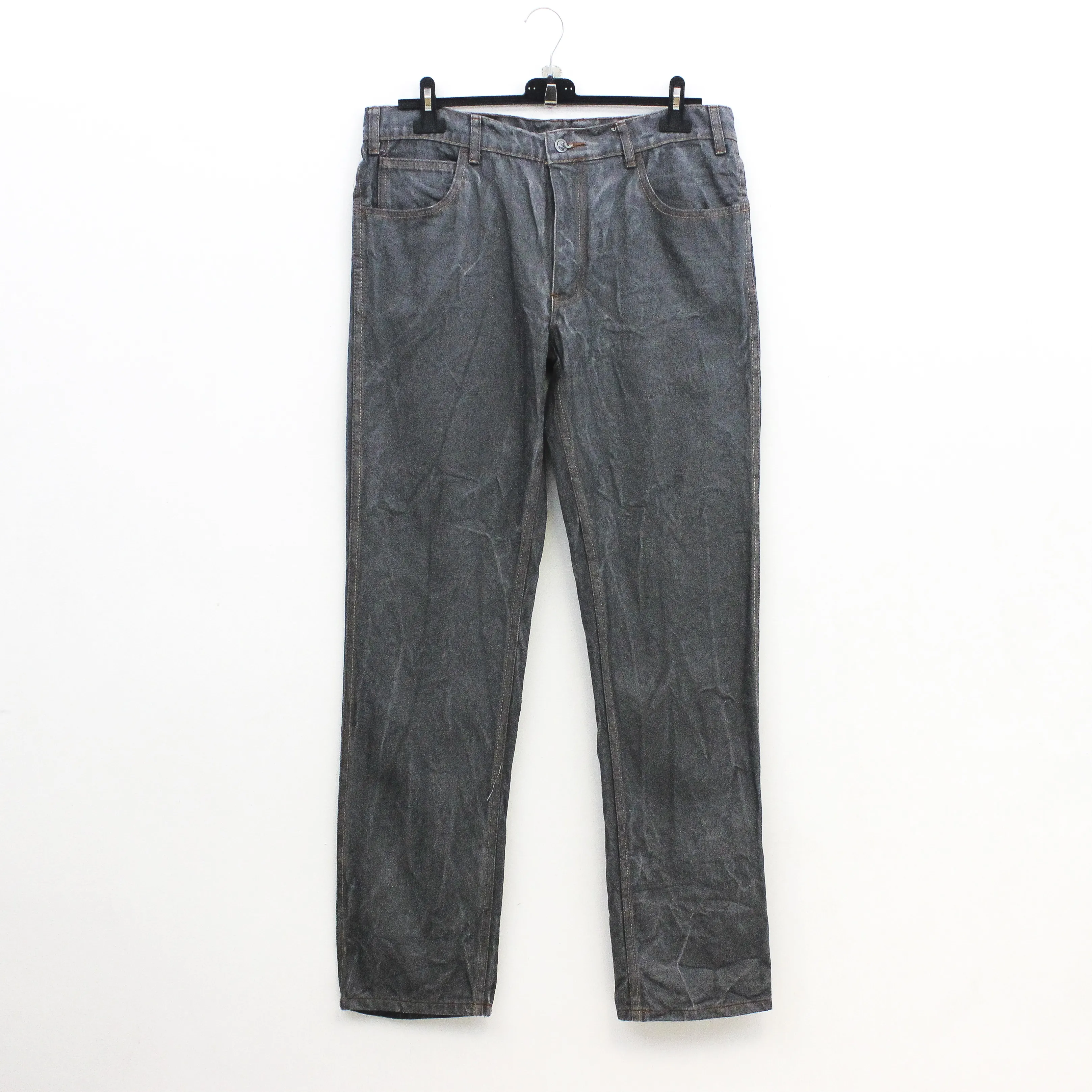 Regular W33 L34 Jeans Pants Trousers Straight Zip Denim