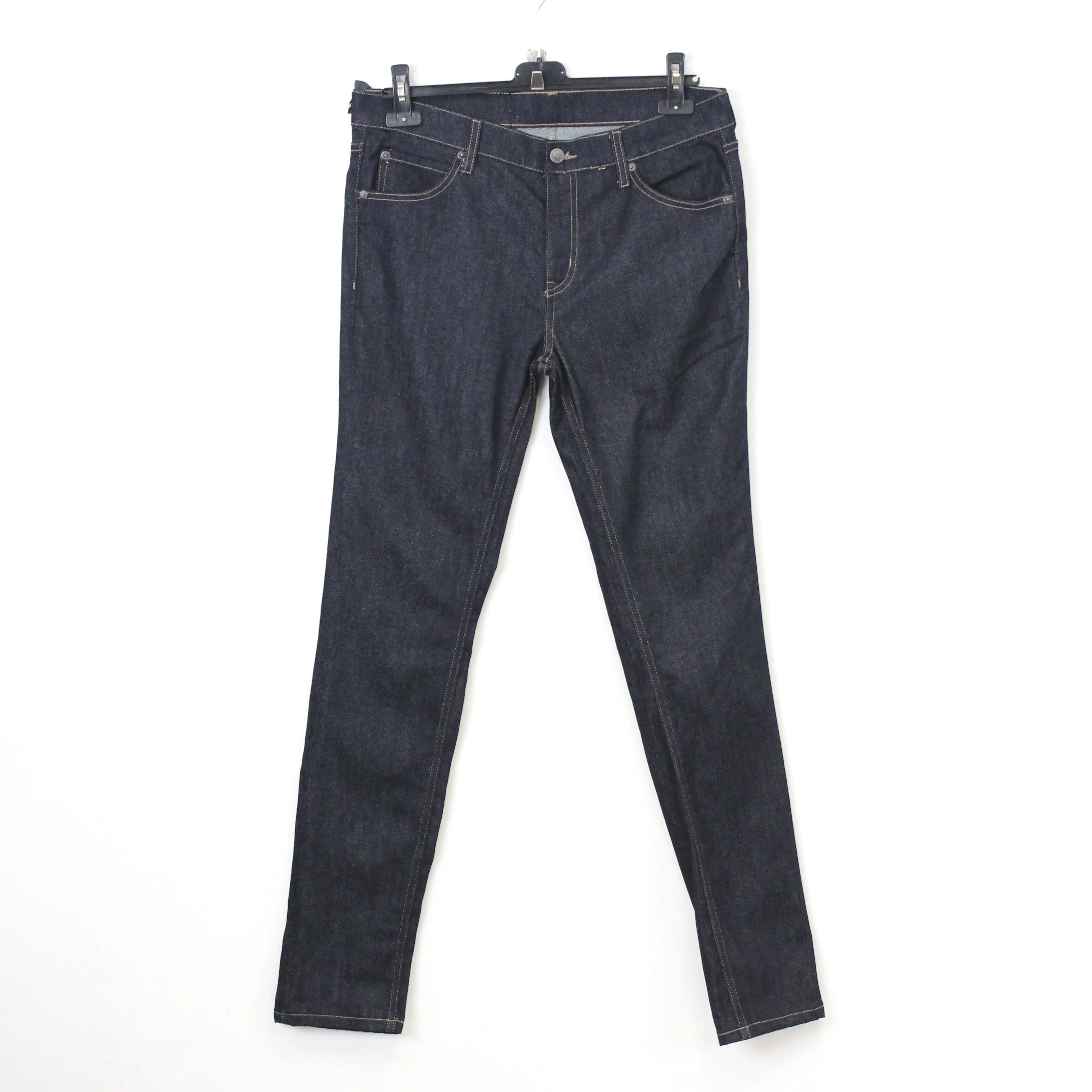 New no tags Tight Blue Dry W33 L32 Jeans Denim Slim Unwashed
