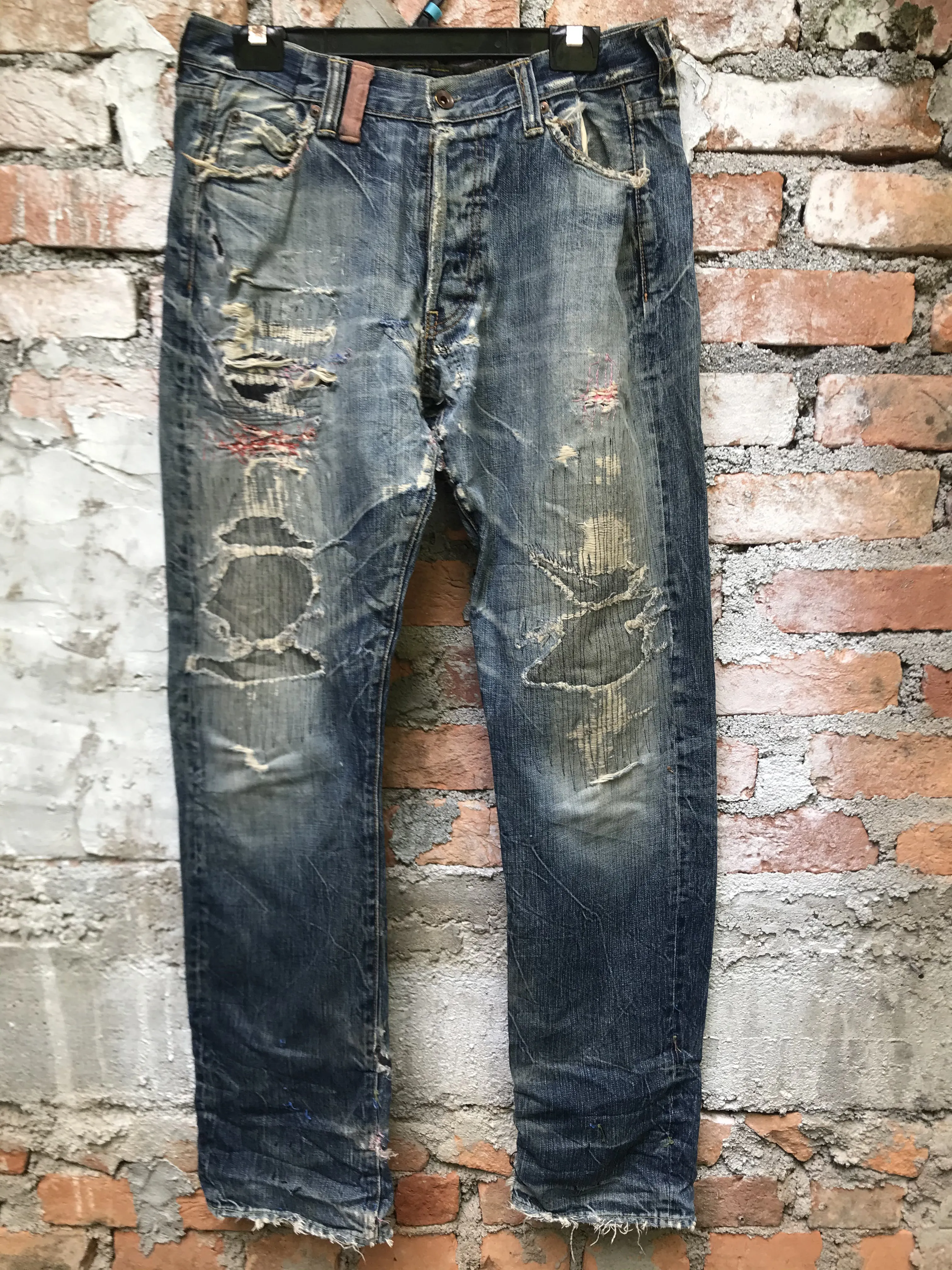 Chimala Distressed Denim Pants
