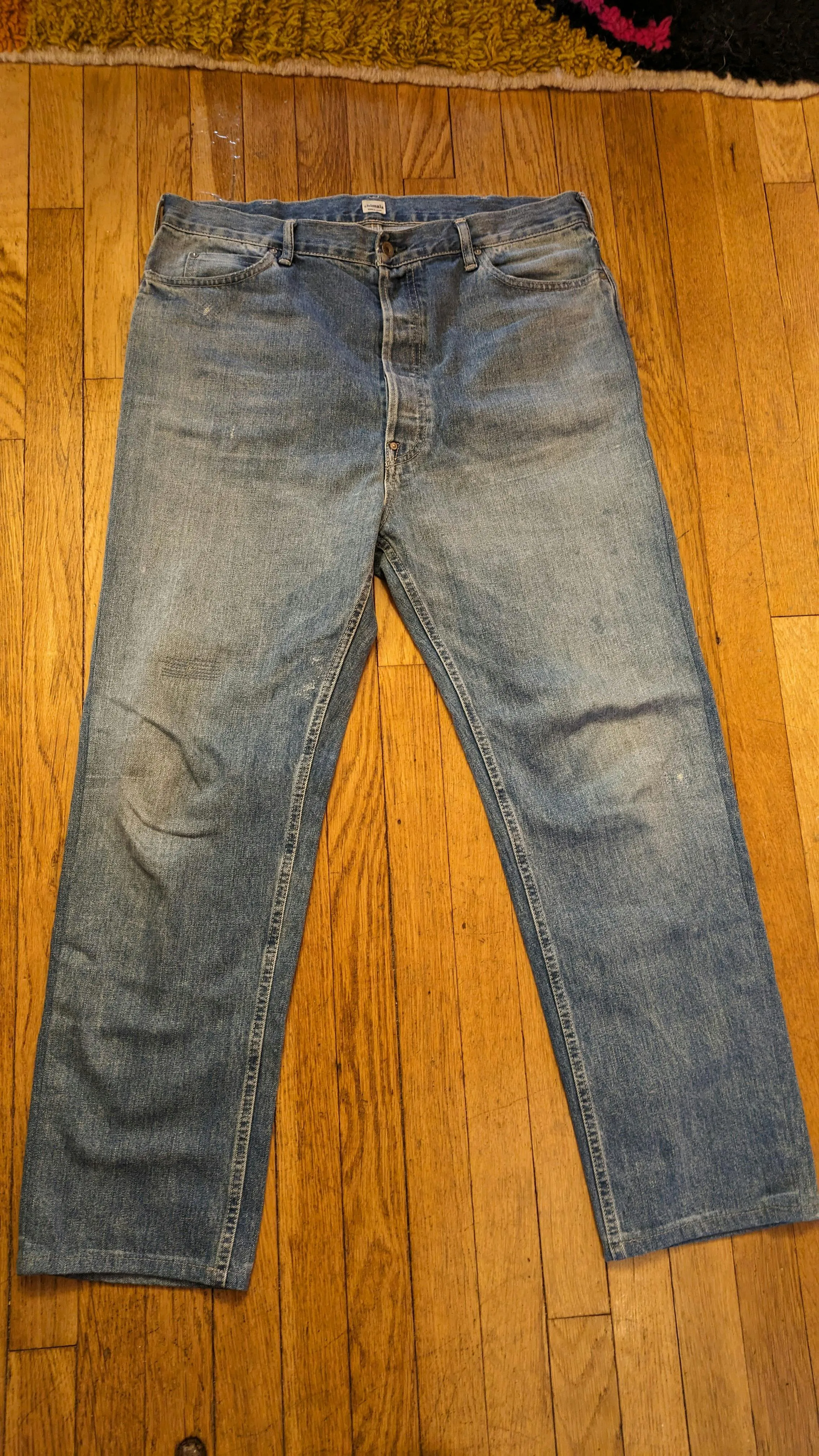 Chimala distressed/repaired jeans 34