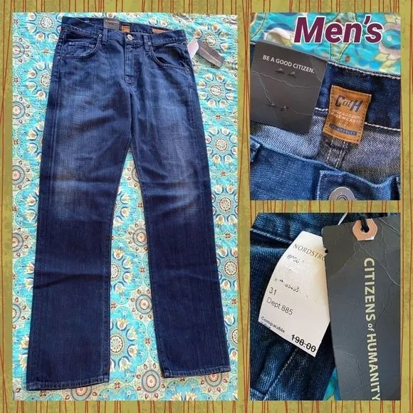 NWT men’s citizens of humanity jeans size 31”