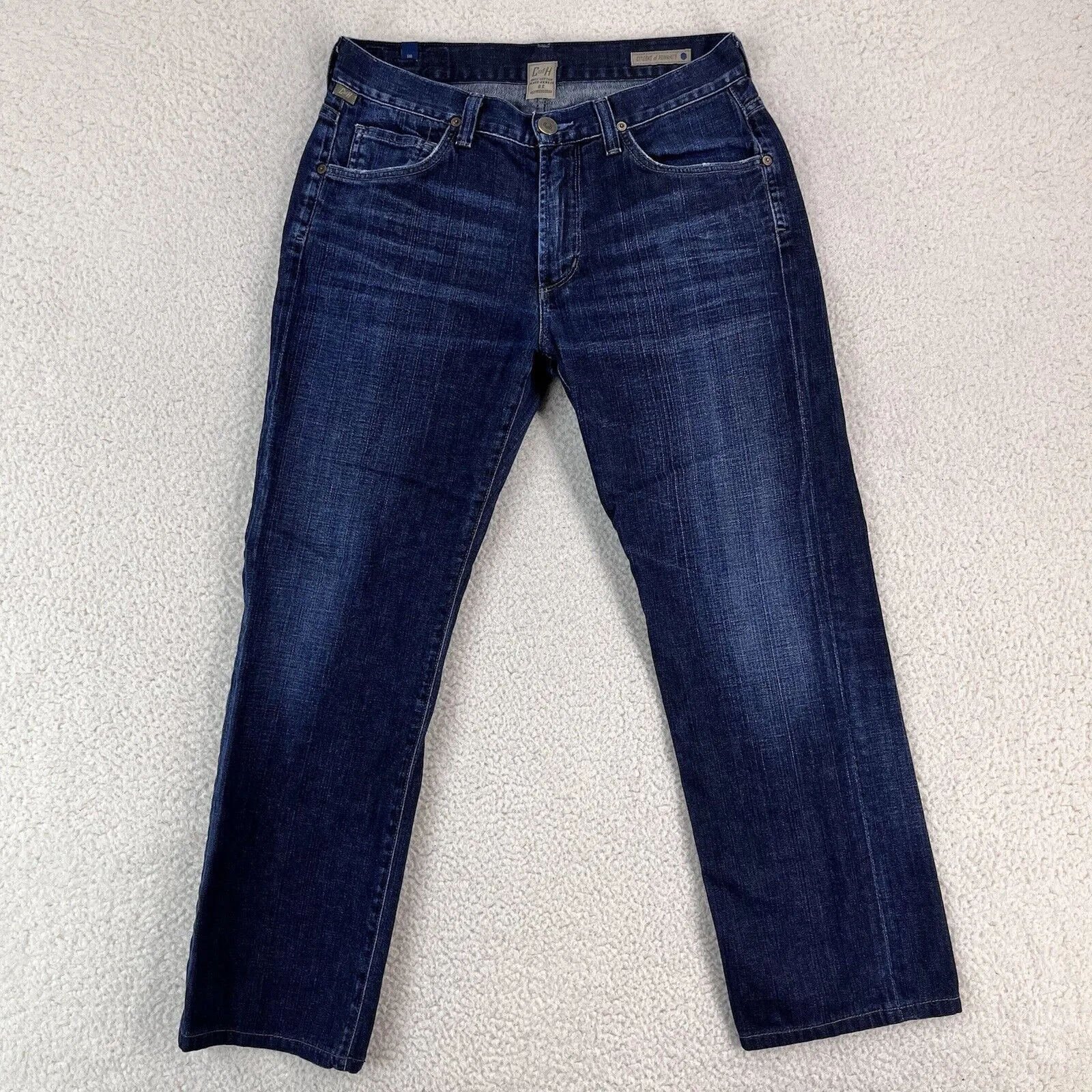 Citizens Of Humanity Jeans Mens Sid 32 Appx 30x28 Blue Denim Pants Adult