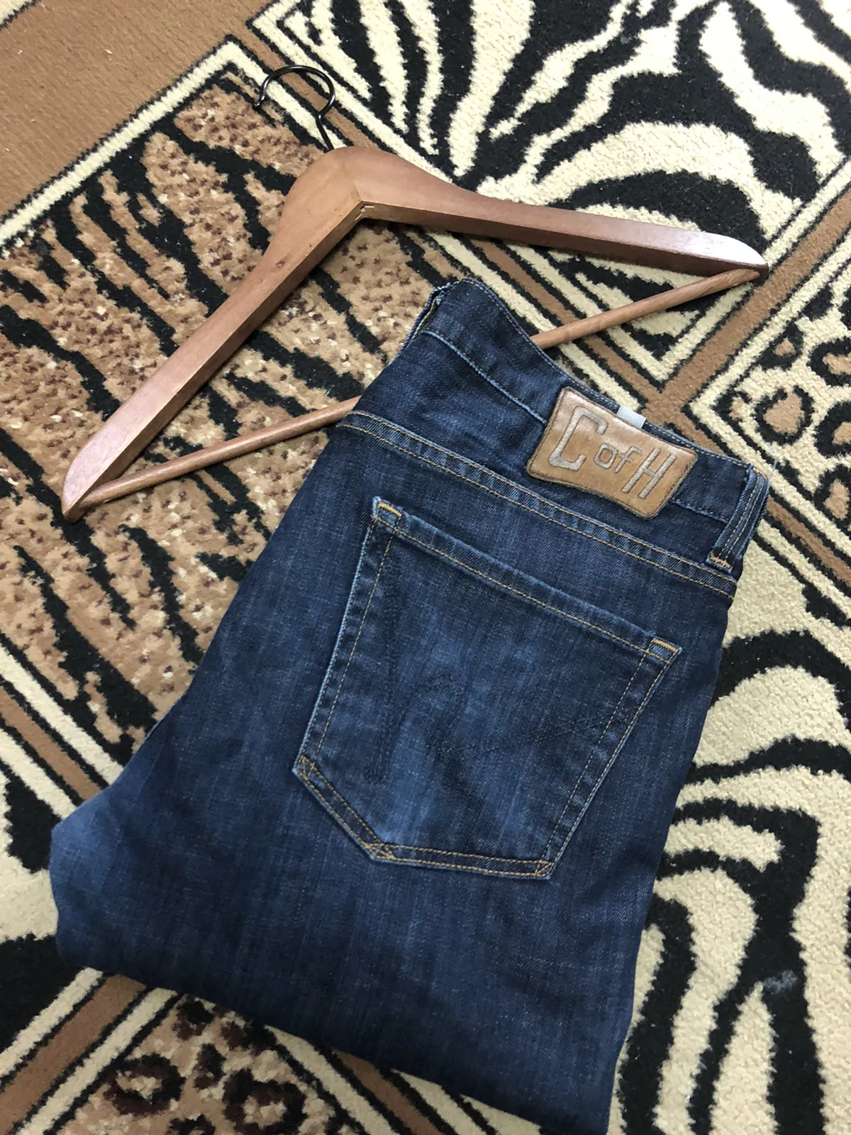 CITIZEN OF HUMANITY BY JEROME DAHAN BLUE DENIM MADE IN USA