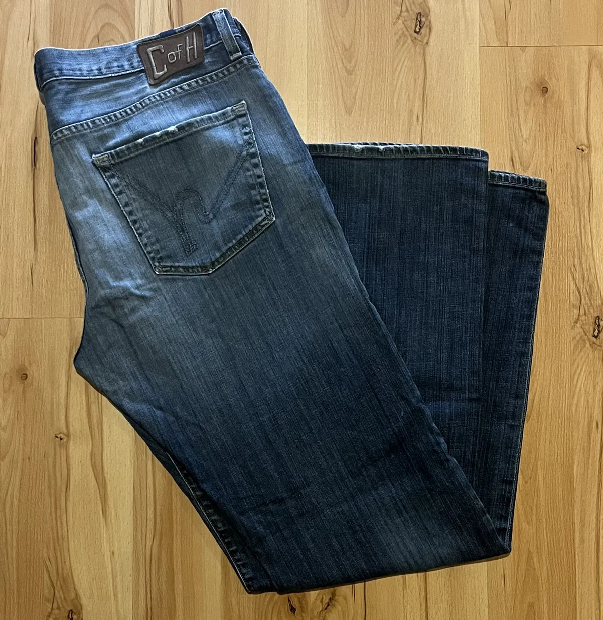 Y2K Citizens Of Humanity SID Regis Straight Blue Jeans
