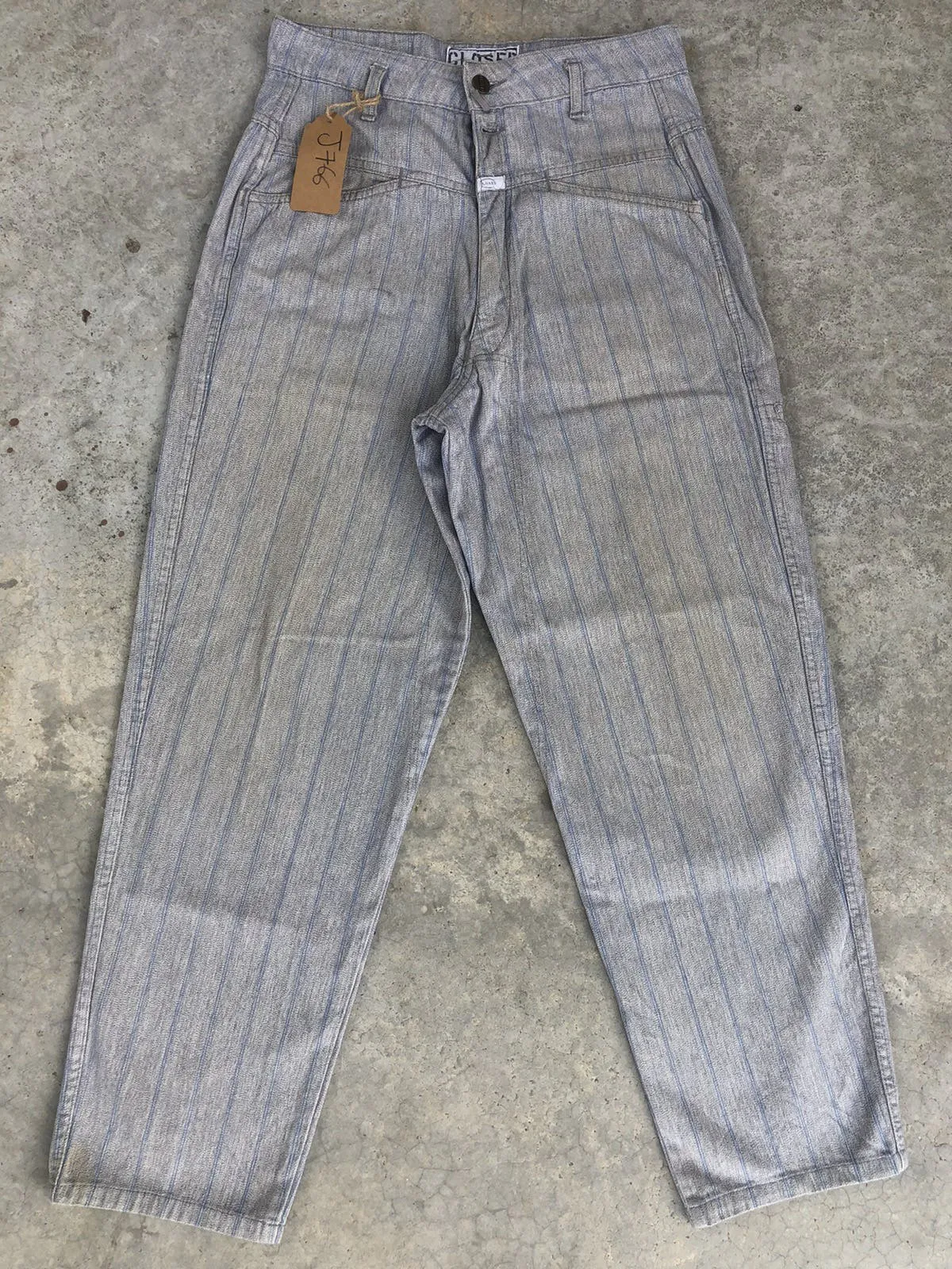 Marithe Francois Girbaud Baggy Jeans Hip Hop Stripe Jeans